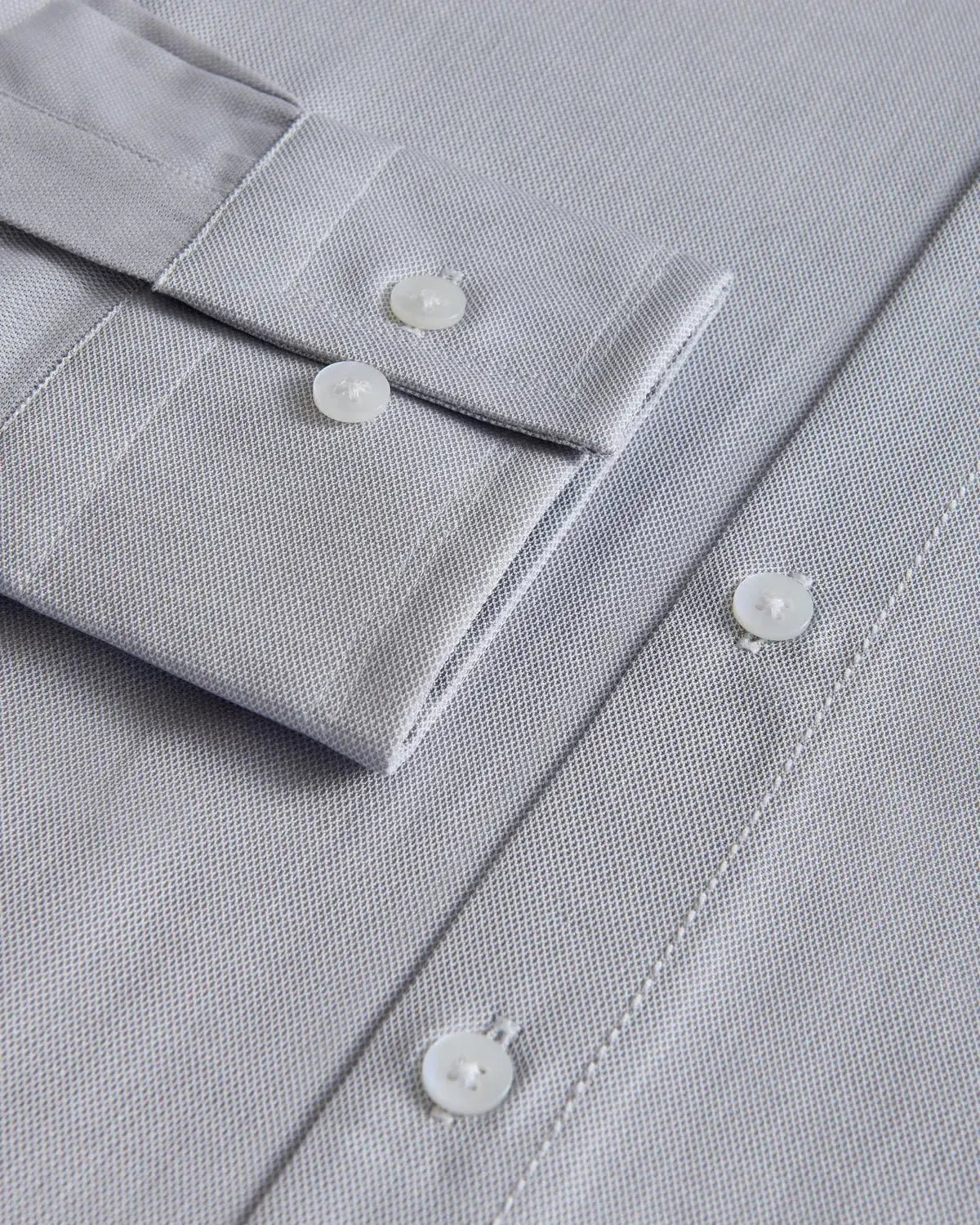 William Hunt Textured Weave Shirt Grey – Savile Row Menswear Outlet | Malford of London