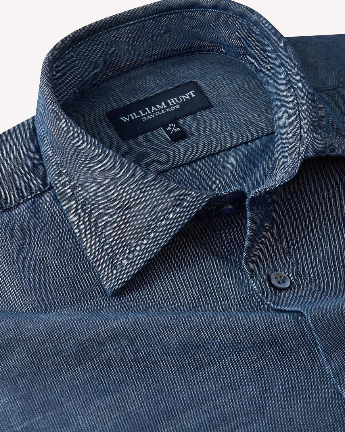 William Hunt Zig Zag Design Shirt Navy – Savile Row Menswear Outlet | Malford of London