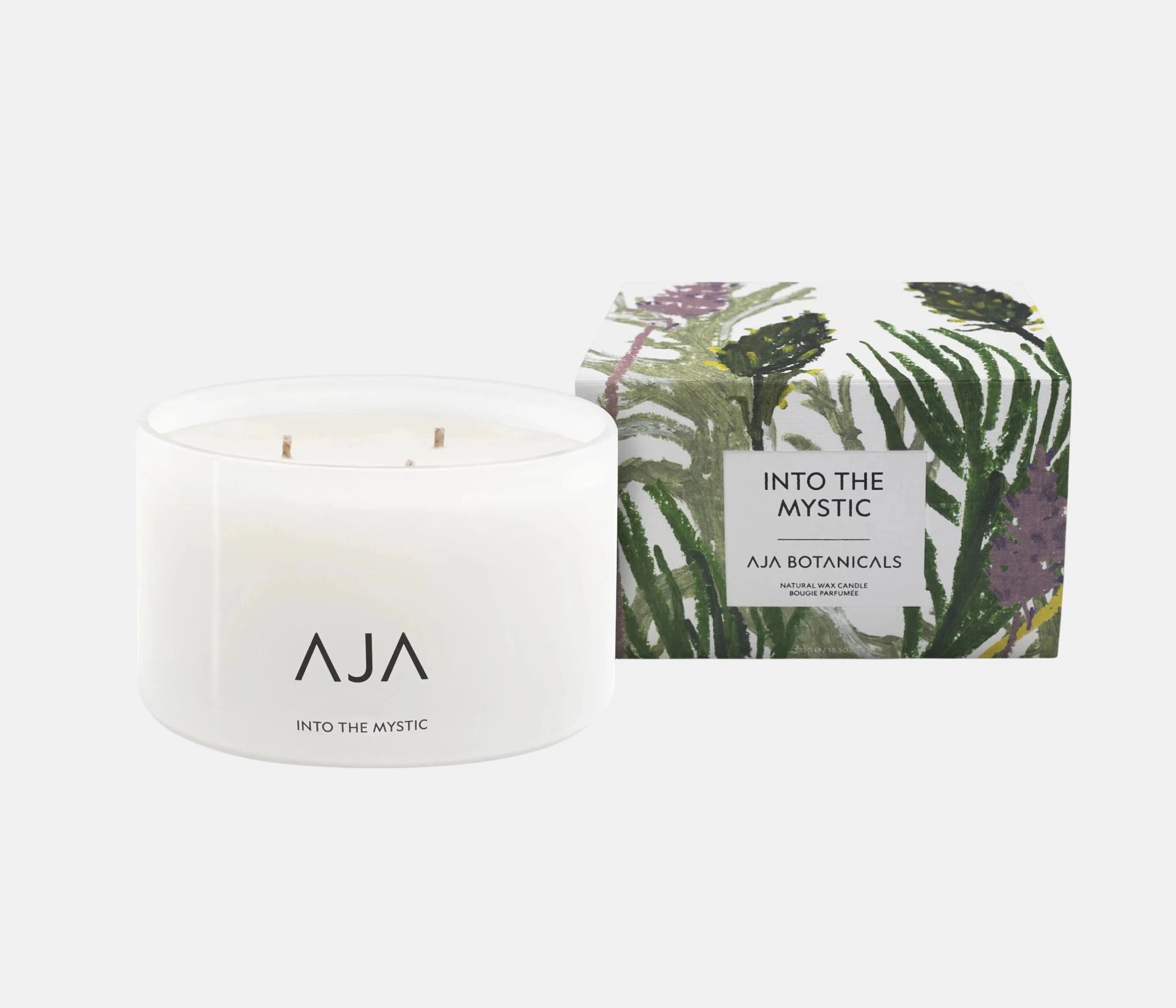 AJA Botanicals Into The Mystic Three Wick Candle - White – Tailored Menswear | Malford of London