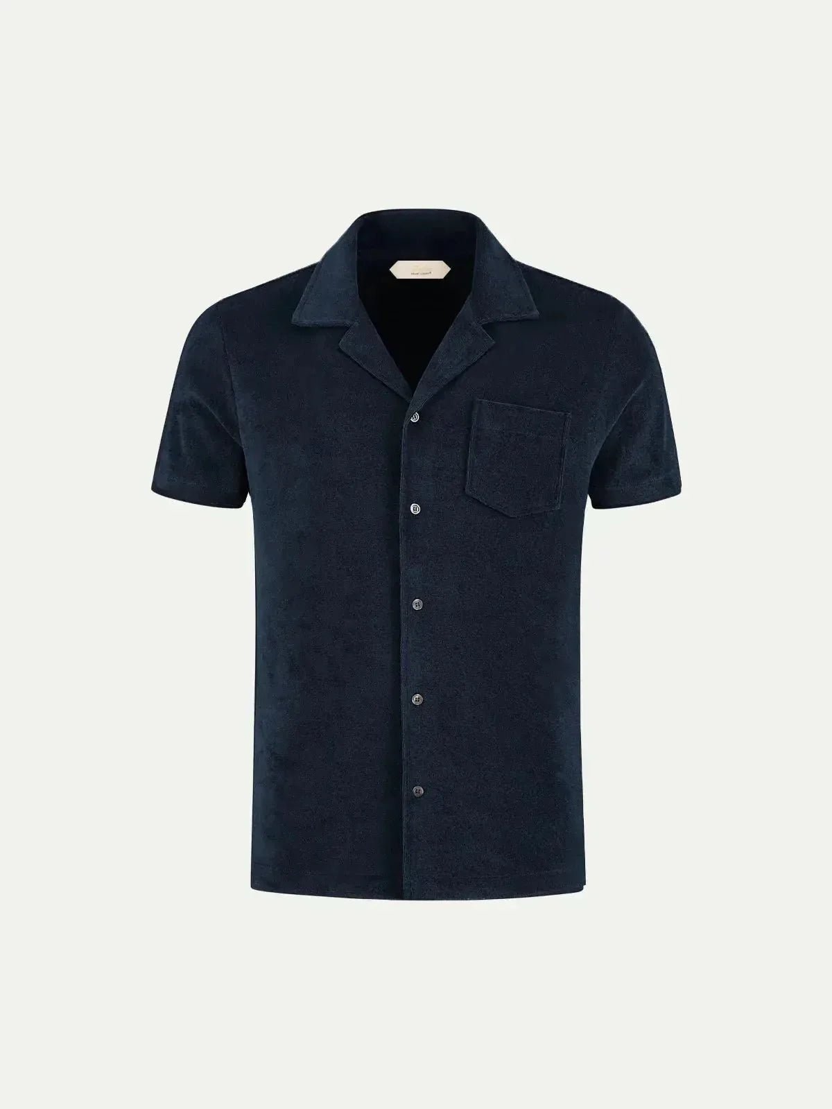Aurelien Terry Resort Shirt Navy - Malford_of_London_Tailoring_Archive