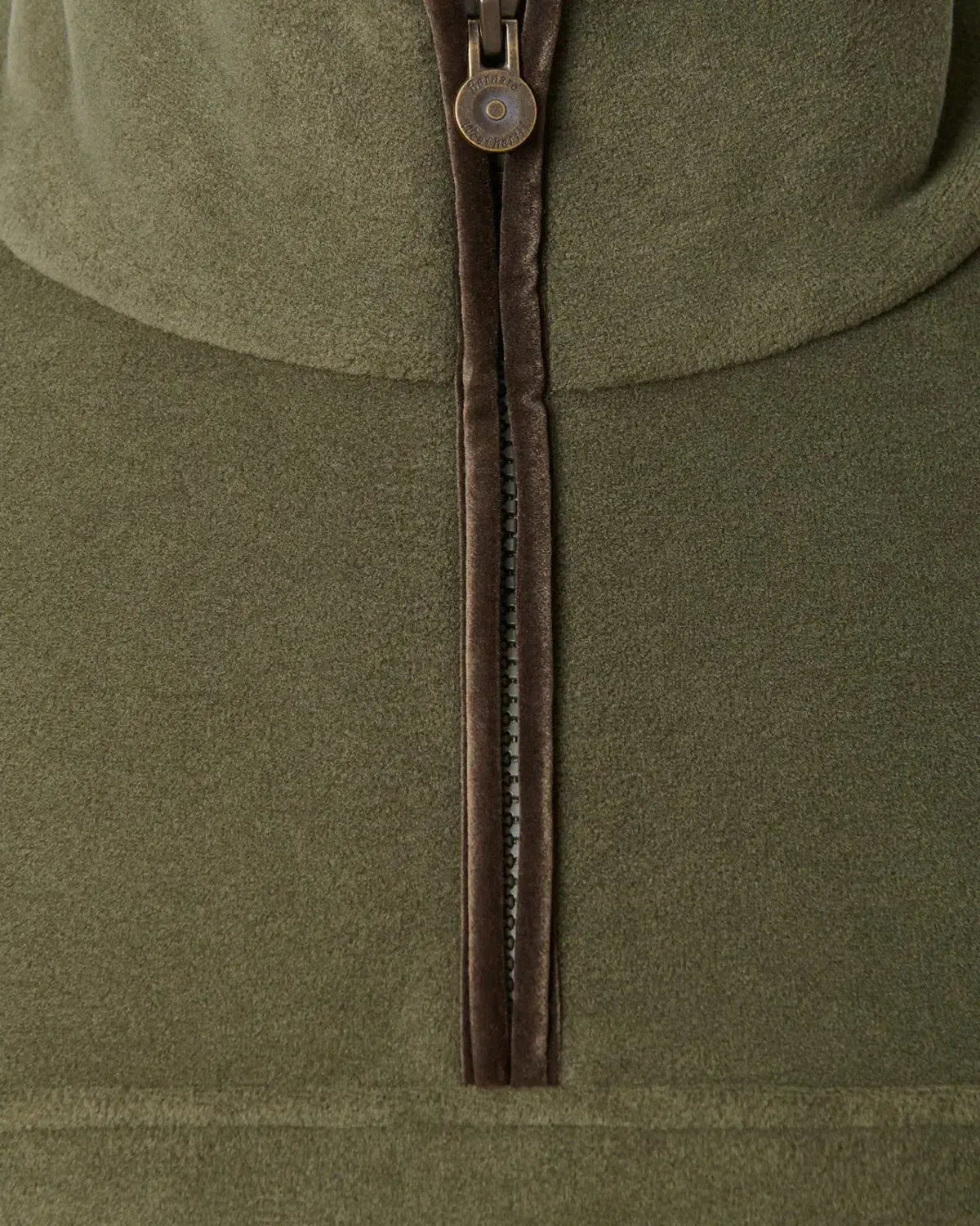 Bernard Weatherill 1/4 Zip Fleece Jacket Forest Green - Malford_of_London_Tailoring_Archive