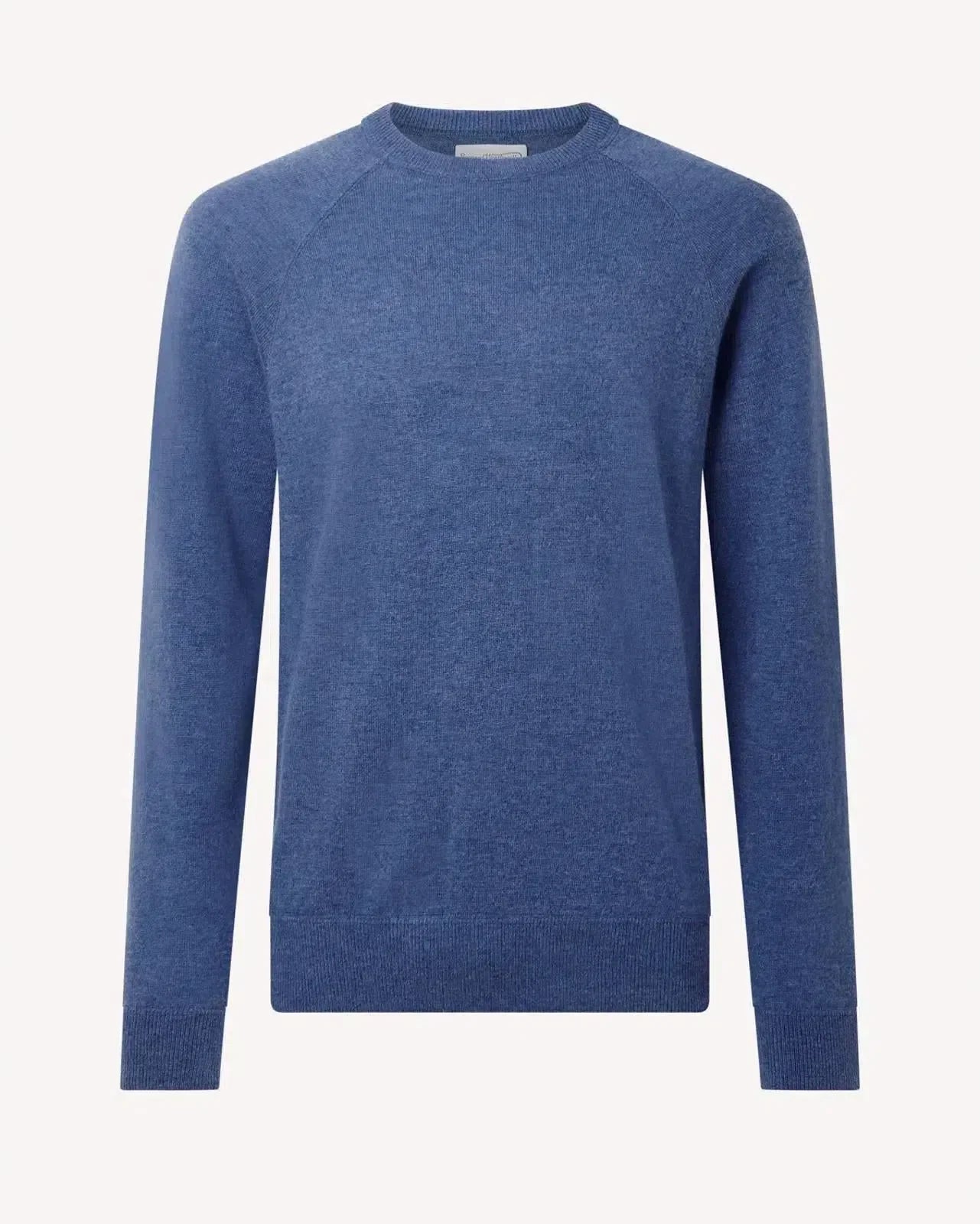 Bernard Weatherill Crewneck Pullover Jumper Channel Isle Blue - Malford_of_London_Tailoring_Archive
