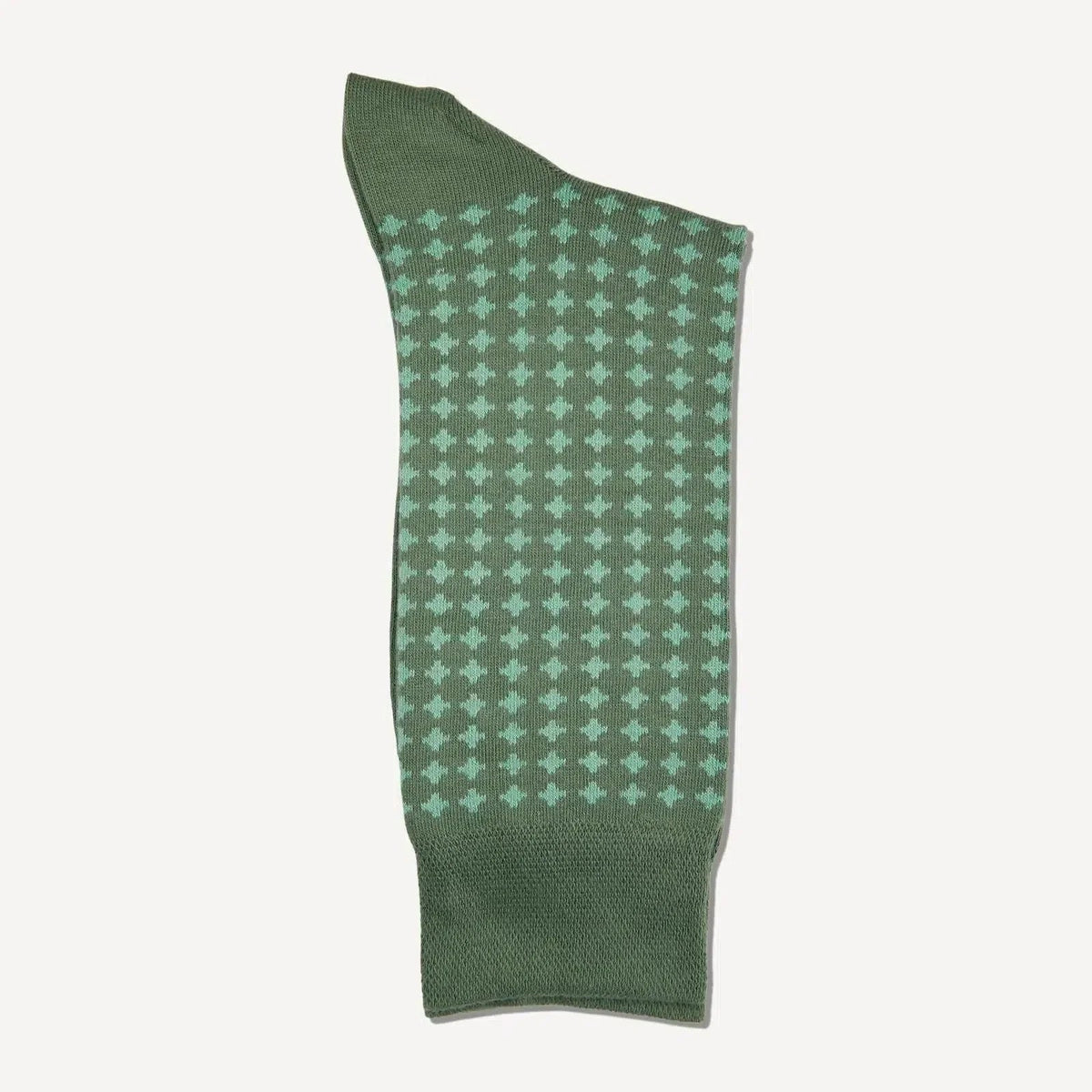 Bernard Weatherill Diamond Socks Bronze Green - Malford_of_London_Tailoring_Archive