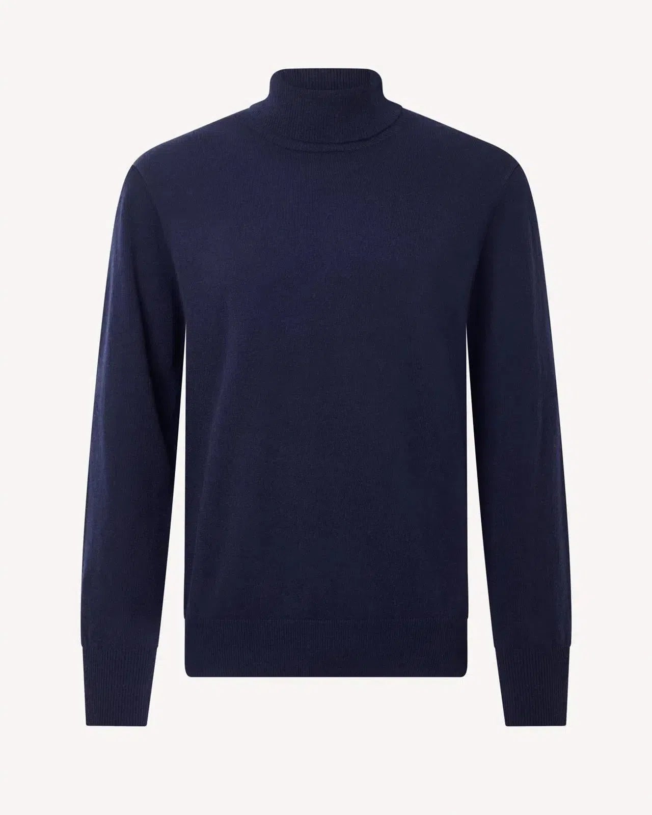 Bernard Weatherill Roll Neck Pullover Jumper Savile Row Navy – Tailored Menswear | Malford of London