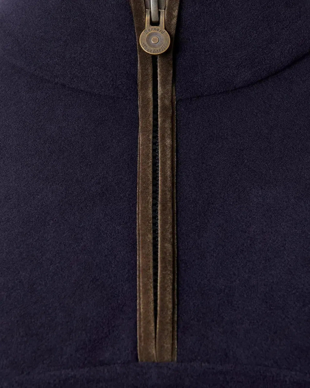 Bernard Weatherill Womens 1/4 Zip Fleece Jacket Dark Navy - Malford_of_London_Tailoring_Archive