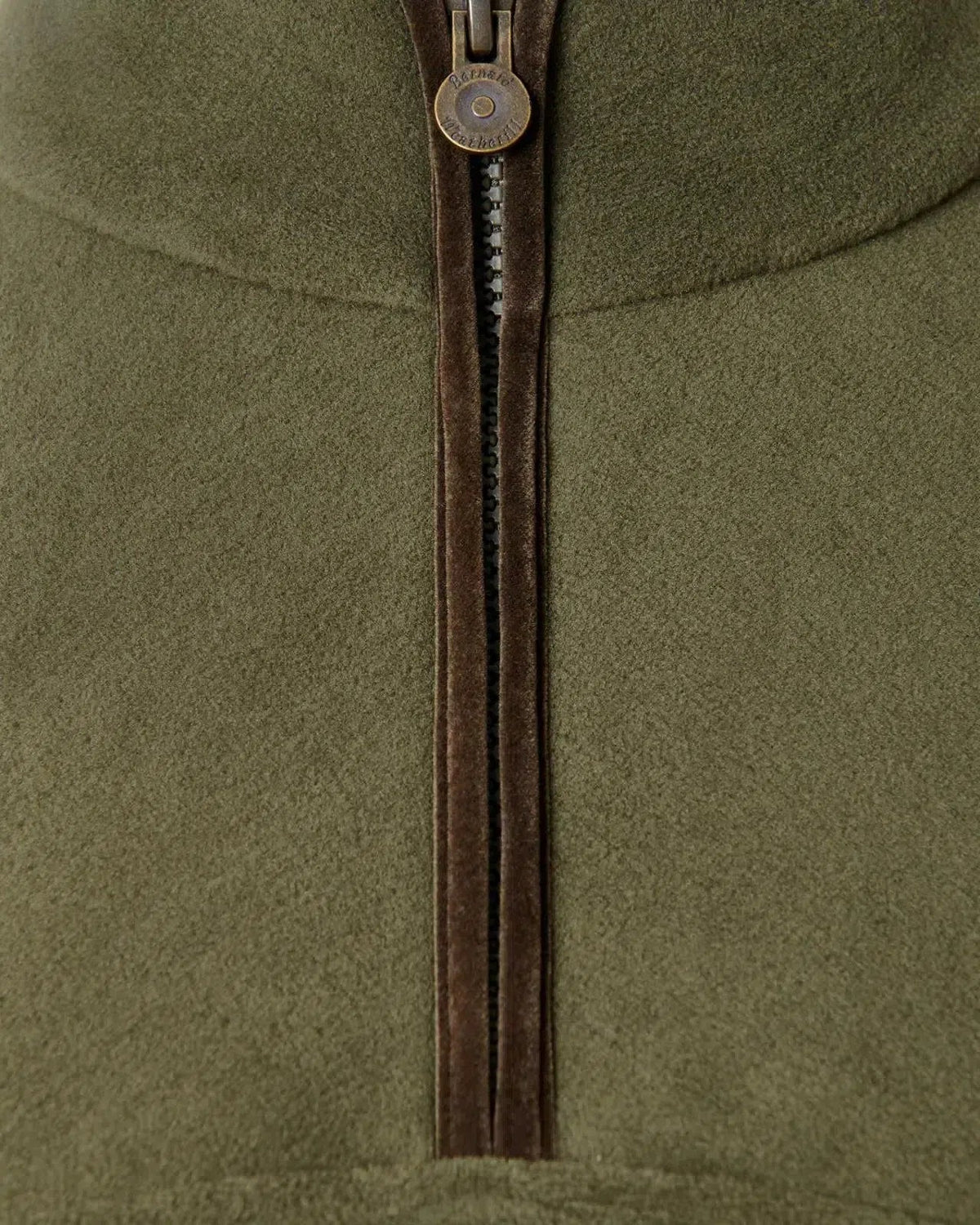 Bernard Weatherill Womens 1/4 Zip Fleece Jacket Forest Green - Malford_of_London_Tailoring_Archive