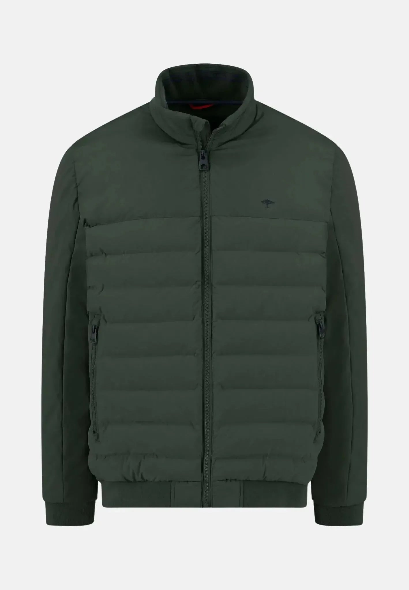 Fynch - Hatton Basic Puffer Hybrid Jacket Dark Ivy – Tailored Menswear | Malford of London