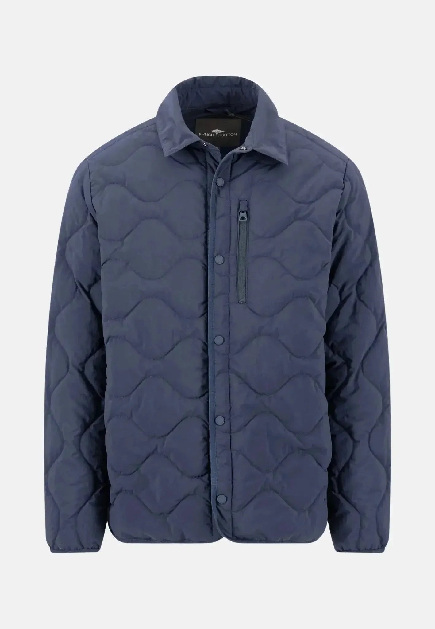 Fynch - Hatton Lightweight Quilted Jacket Dark Navy – Tailored Menswear | Malford of London