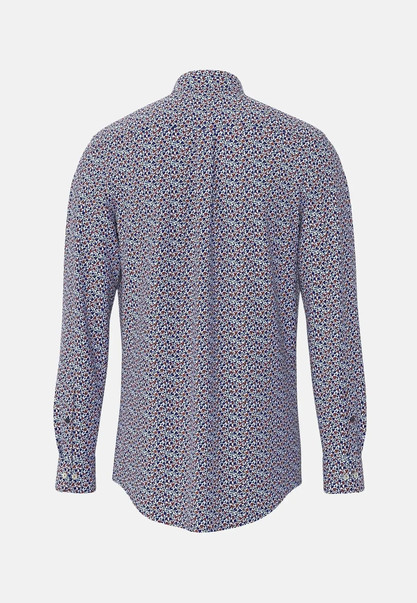 Fynch - Hatton Modern Flower Print Shirt Navy – Tailored Menswear | Malford of London