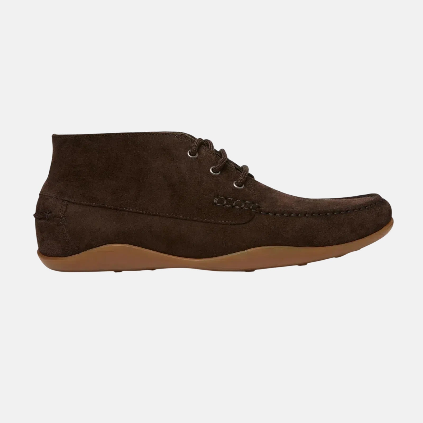 Harrys Of London Walter Suede Espresso Rubber Honey – Tailored Menswear | Malford of London