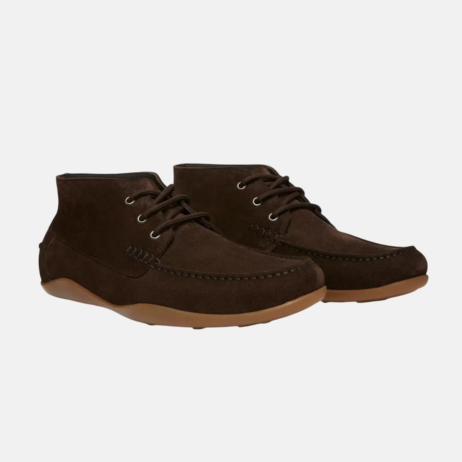 Harrys Of London Walter Suede Espresso Rubber Honey – Savile Row Menswear Outlet | Malford of London