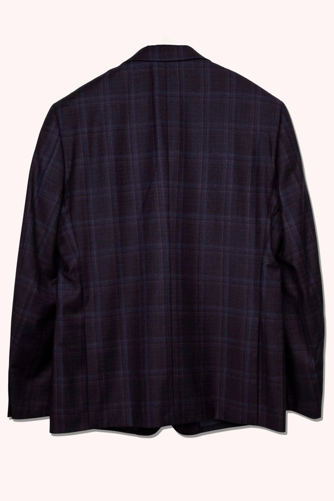 John Varvatos Single Breasted Overcheck Sports Jacket Purple Blue – Tailored Menswear | Malford of London