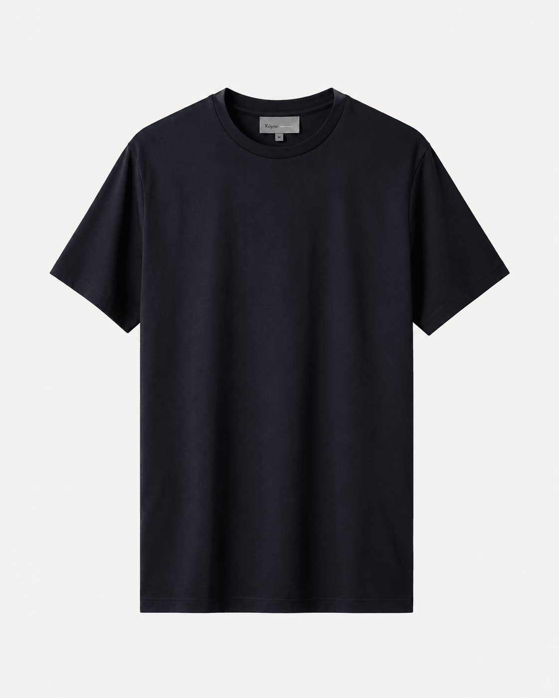 Kilgour Cotton Crew T-Shirt Navy – Savile Row Menswear Outlet | Malford of London