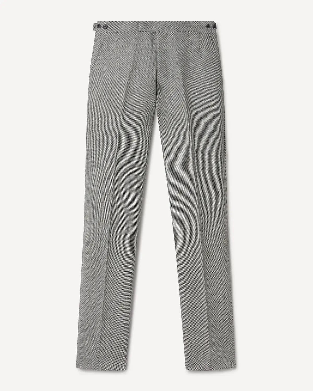 Kilgour SB1 Tailored Birdseye Wool Suit Black – Savile Row Menswear Outlet | Malford of London