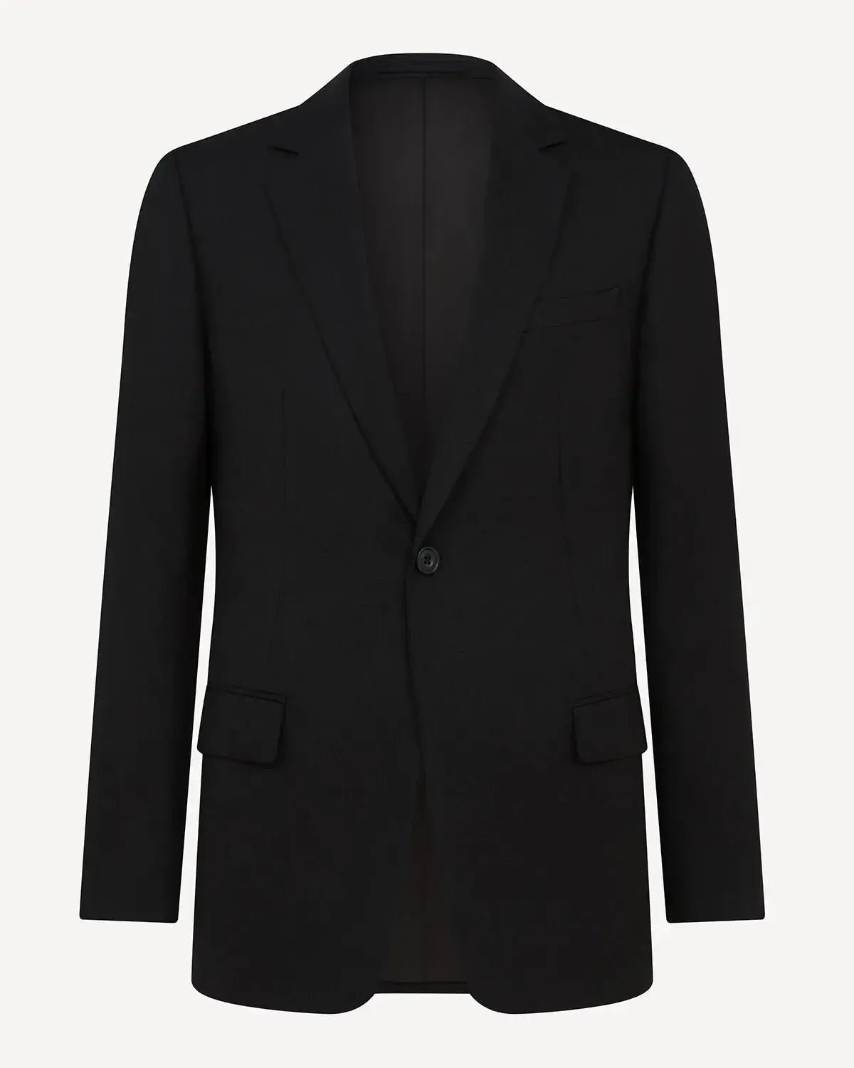 Kilgour SB1 Tailored Wool Suit Black – Savile Row Menswear Outlet | Malford of London