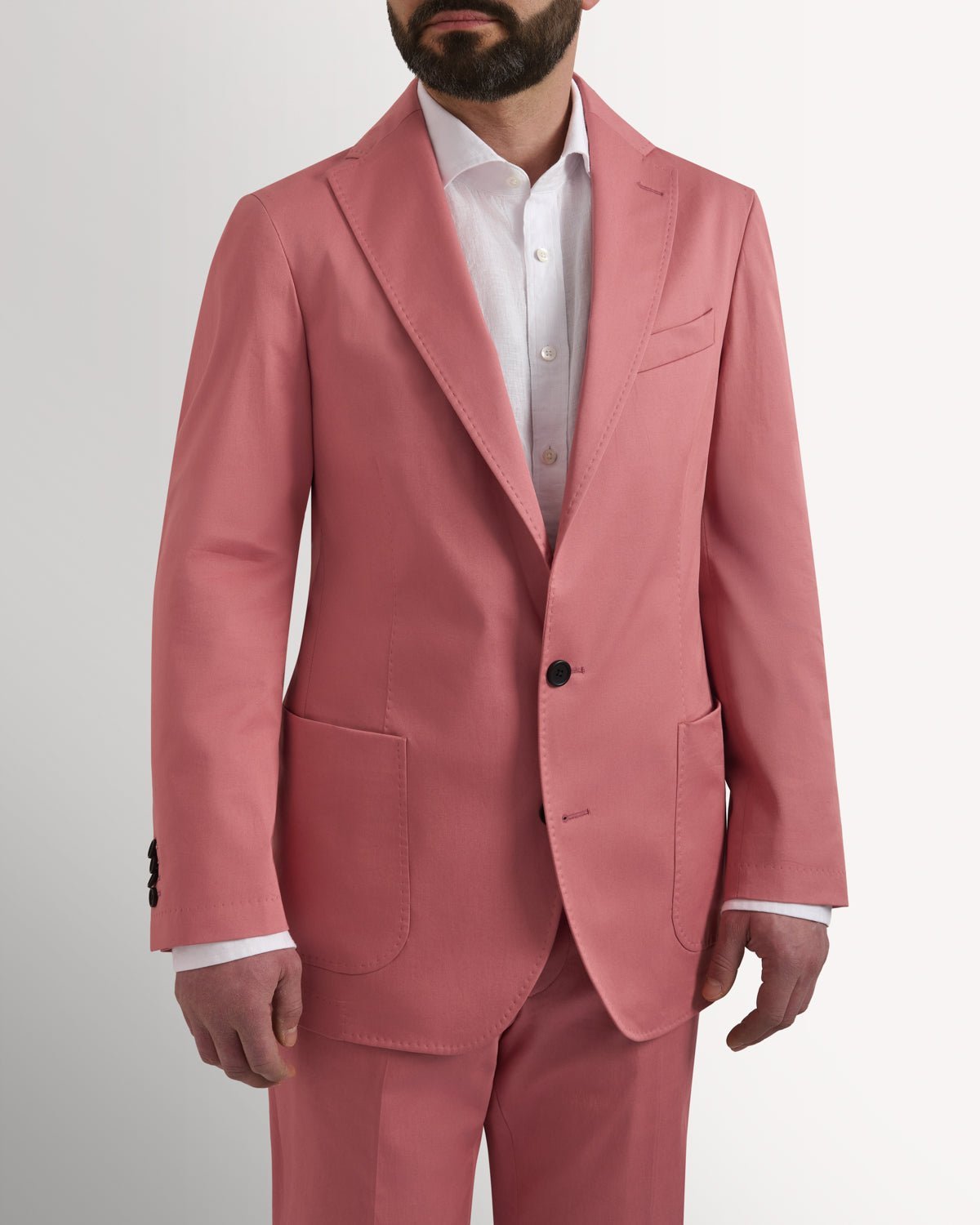 Richard James London Berwick Cotton Jacket Pink - Malford_of_London_Tailoring_Archive