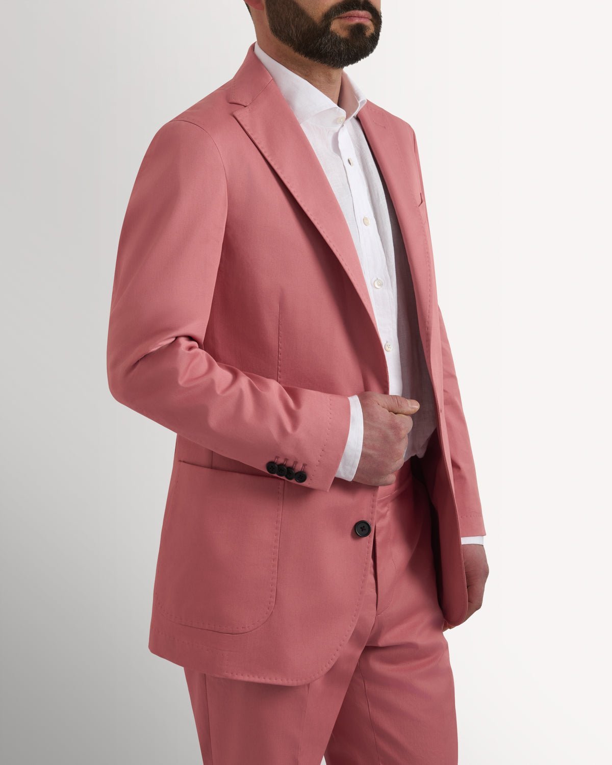 Richard James London Berwick Cotton Jacket Pink - Malford_of_London_Tailoring_Archive