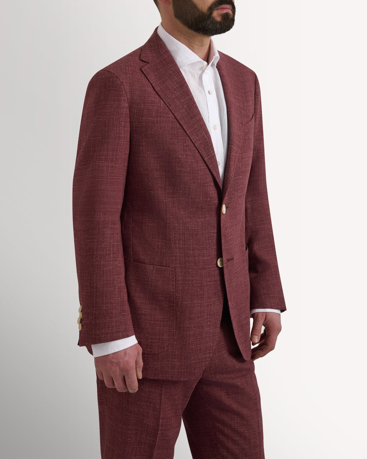Richard James London Berwick Travel JKT Red – Savile Row Menswear Outlet | Malford of London