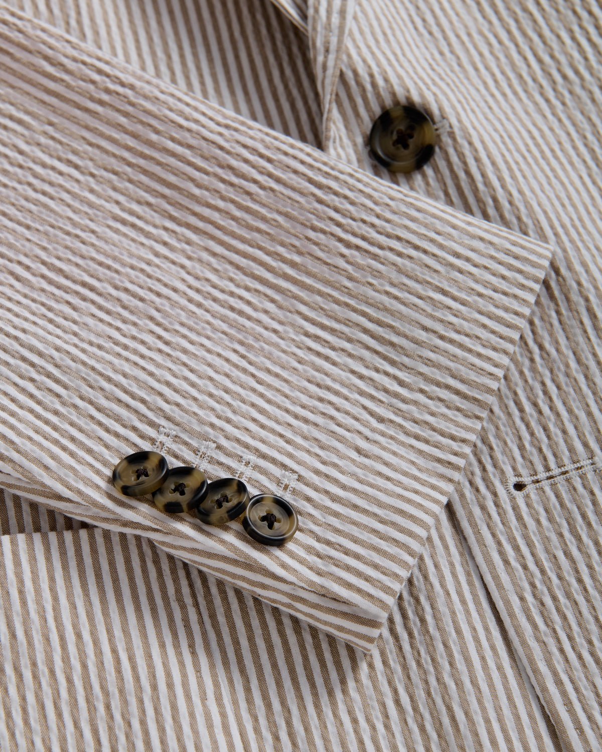 Richard James London CARLISLE SEER SUCKER SB JACKET Natural – Savile Row Menswear Outlet | Malford of London