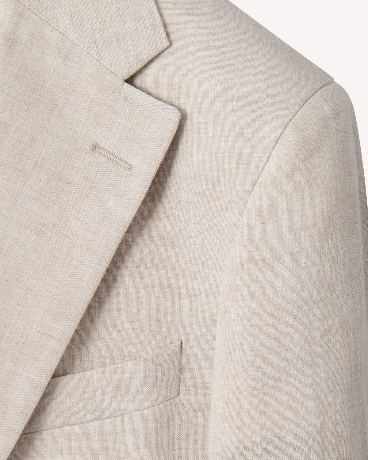 Richard James London PURE LINEN SB2N PATCH POCKET JACKET SAND – Savile Row Menswear Outlet | Malford of London