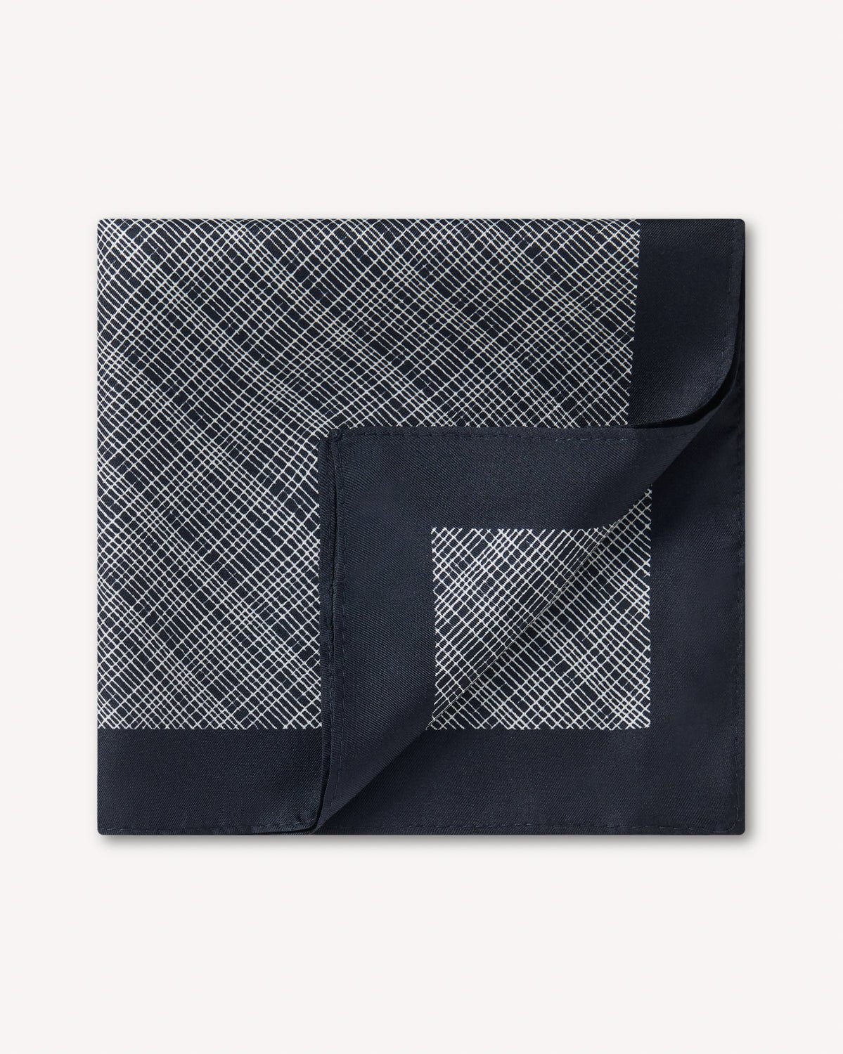 Richard James London Weave Print Silk Pocket Square Blue – Savile Row Menswear Outlet | Malford of London