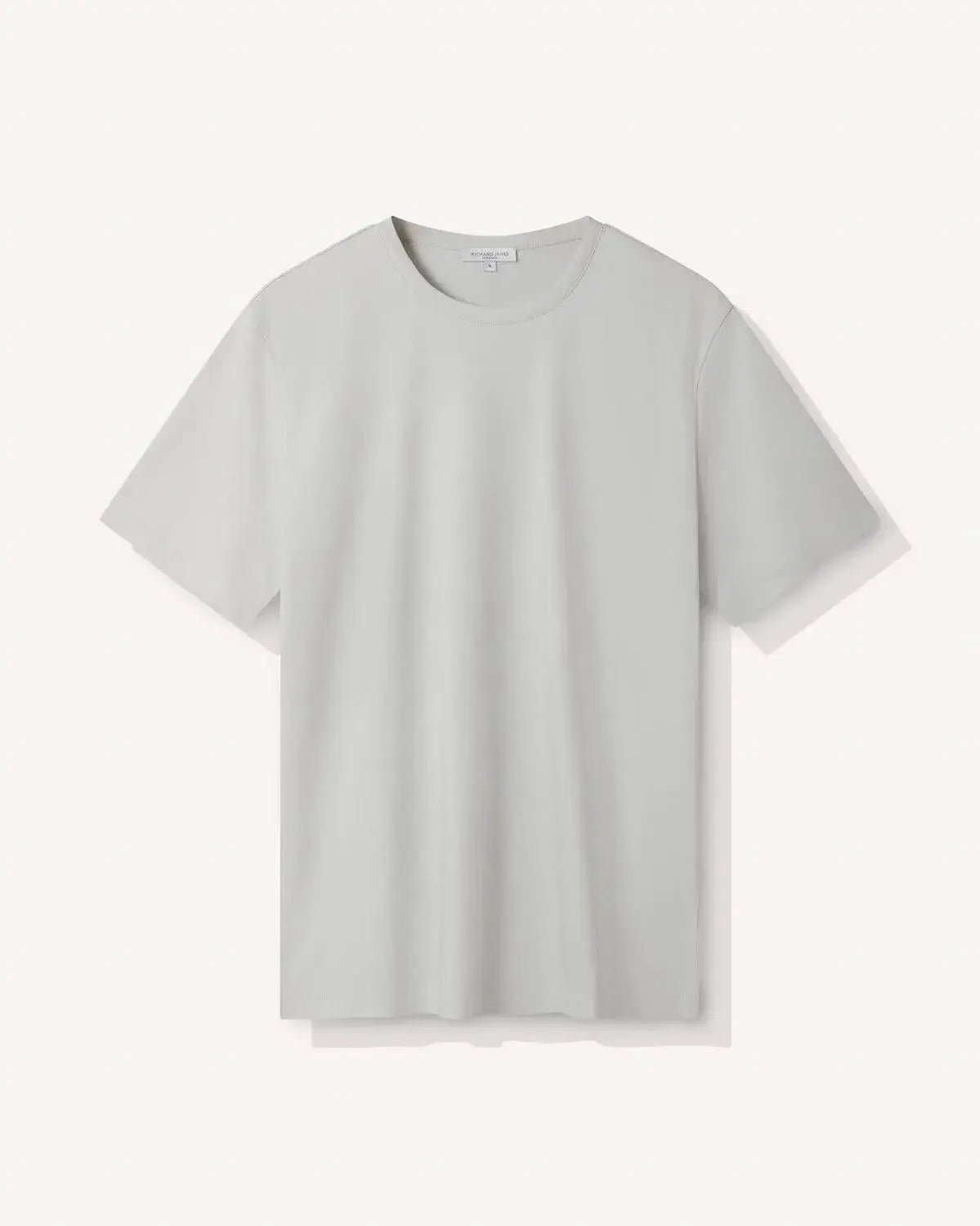 Richard James Mercerised Cotton T-Shirt Dove Grey – Savile Row Menswear Outlet | Malford of London