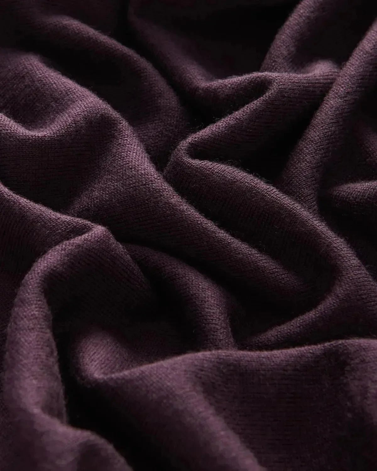 Richard James Merino Wool Crewneck Knit Plum - Malford_of_London_Tailoring_Archive