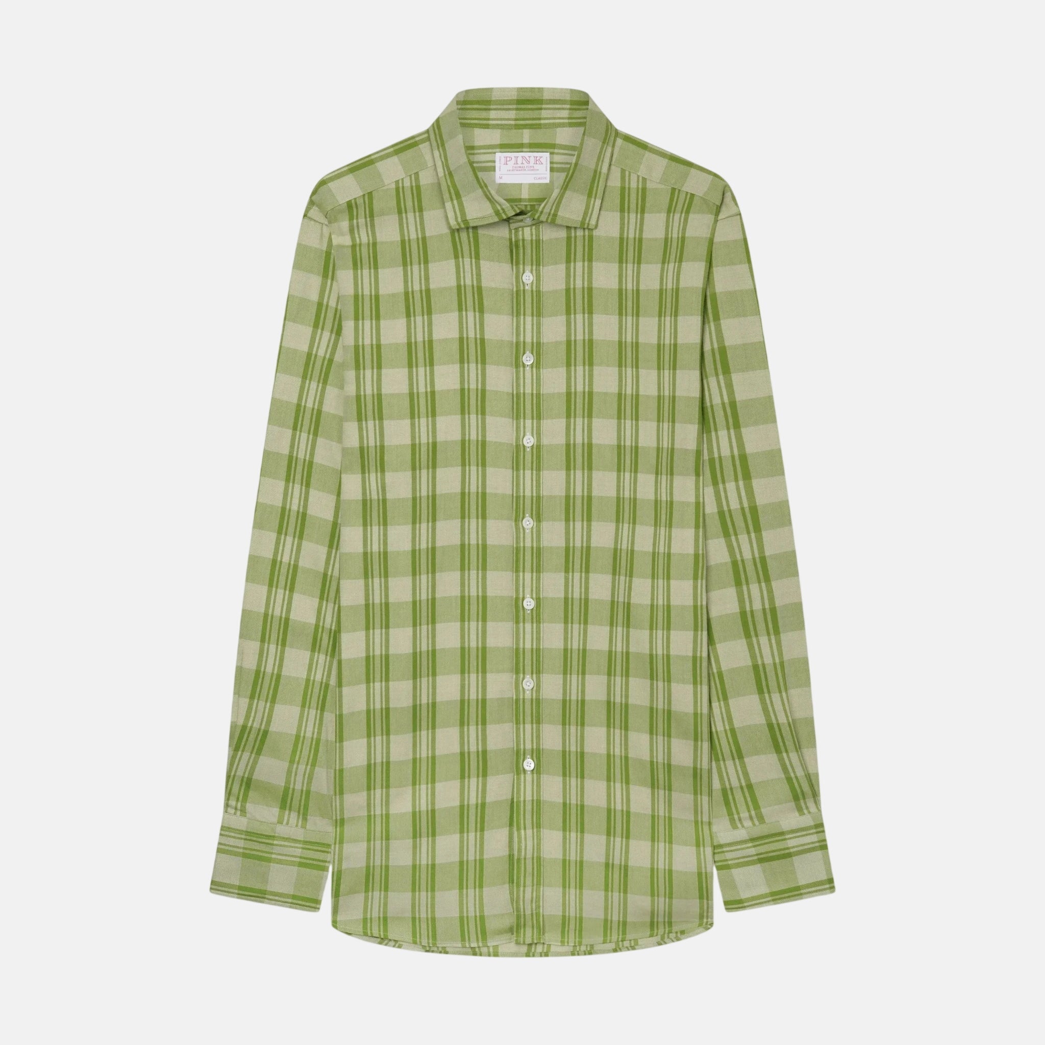 Thomas Pink Classic Fit Smart Casual Brushed Check Shirt – Savile Row Menswear Outlet | Malford of London