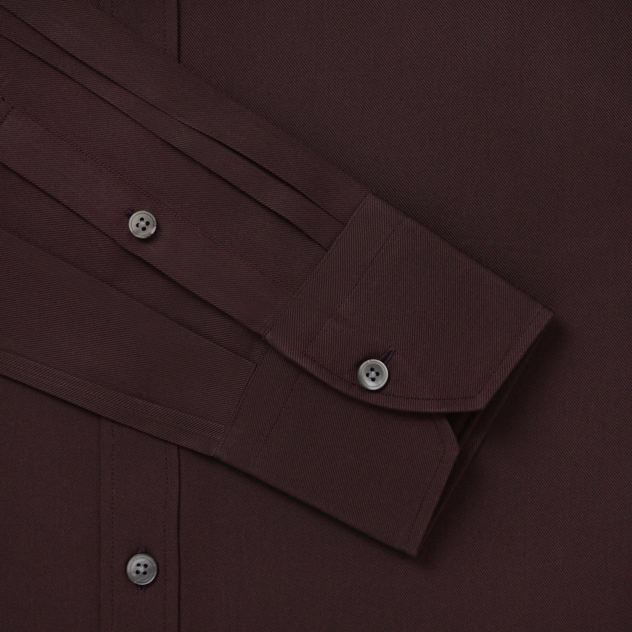 Thomas Pink Shirt Tailored Fit Twill Plain Red Formal Cotton – Tailored Menswear | Malford of London