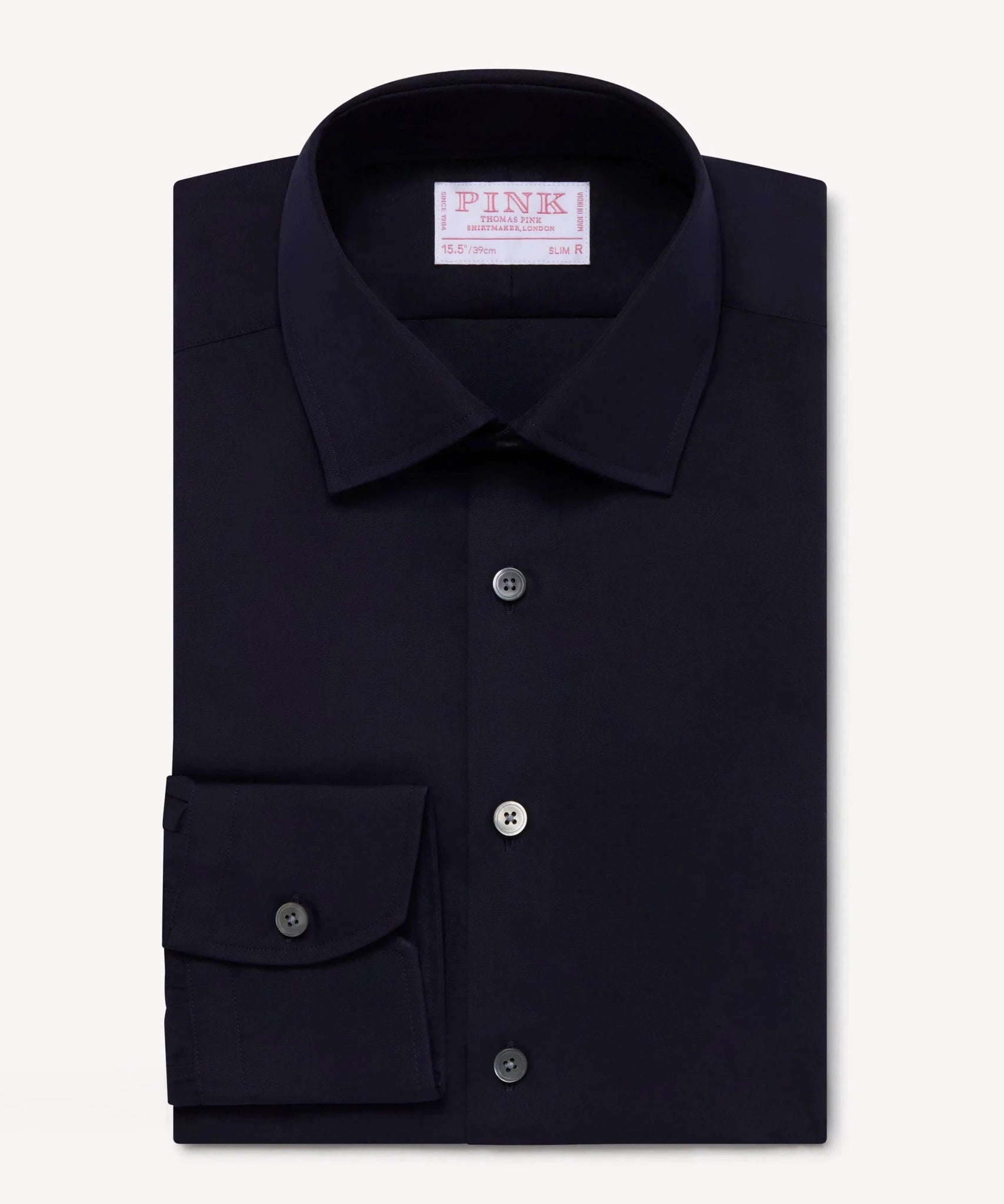 Thomas Pink Slim Fit Formal Ramses Cotton Poplin Shirt – Savile Row Menswear Outlet | Malford of London