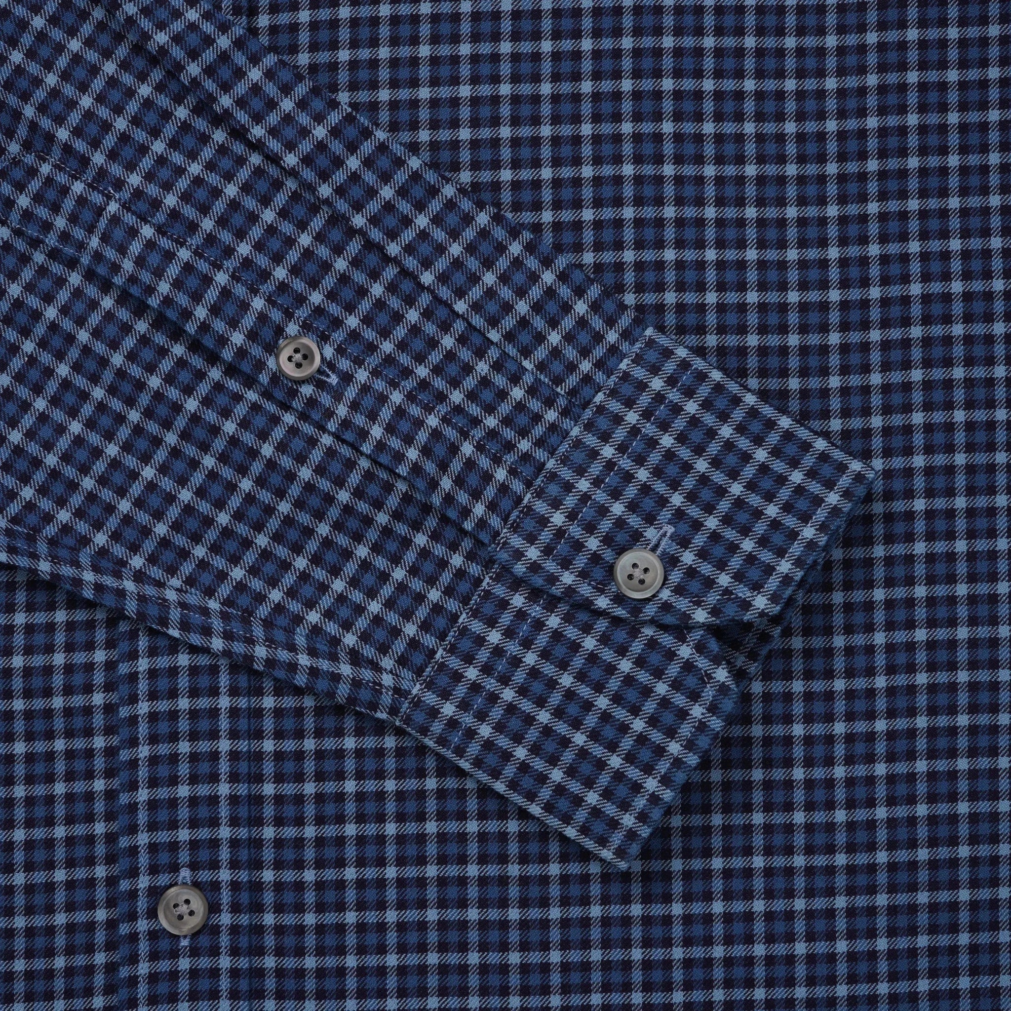 Thomas Pink Slim Fit Smart Casual Brushed Cotton Check Shirt – Savile Row Menswear Outlet | Malford of London