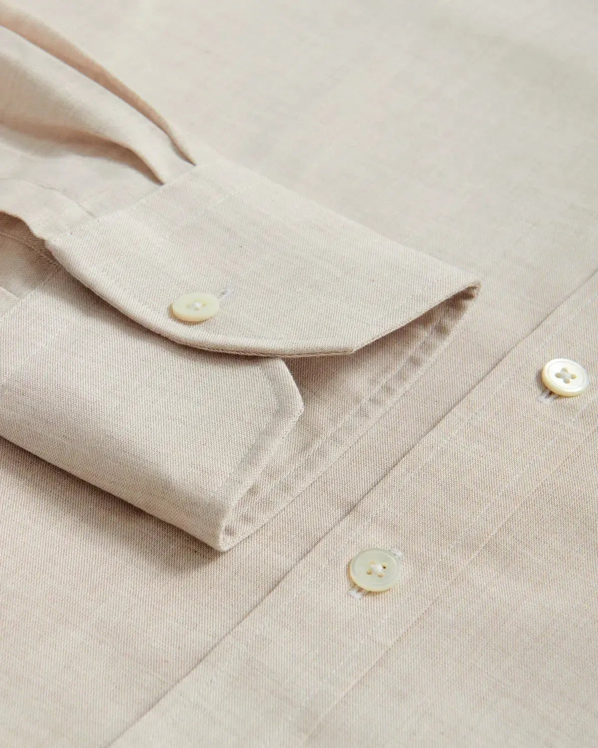 Thomas Pink Tailored Fit Formal Plain Chambray Shirt Beige – Tailored Menswear | Malford of London