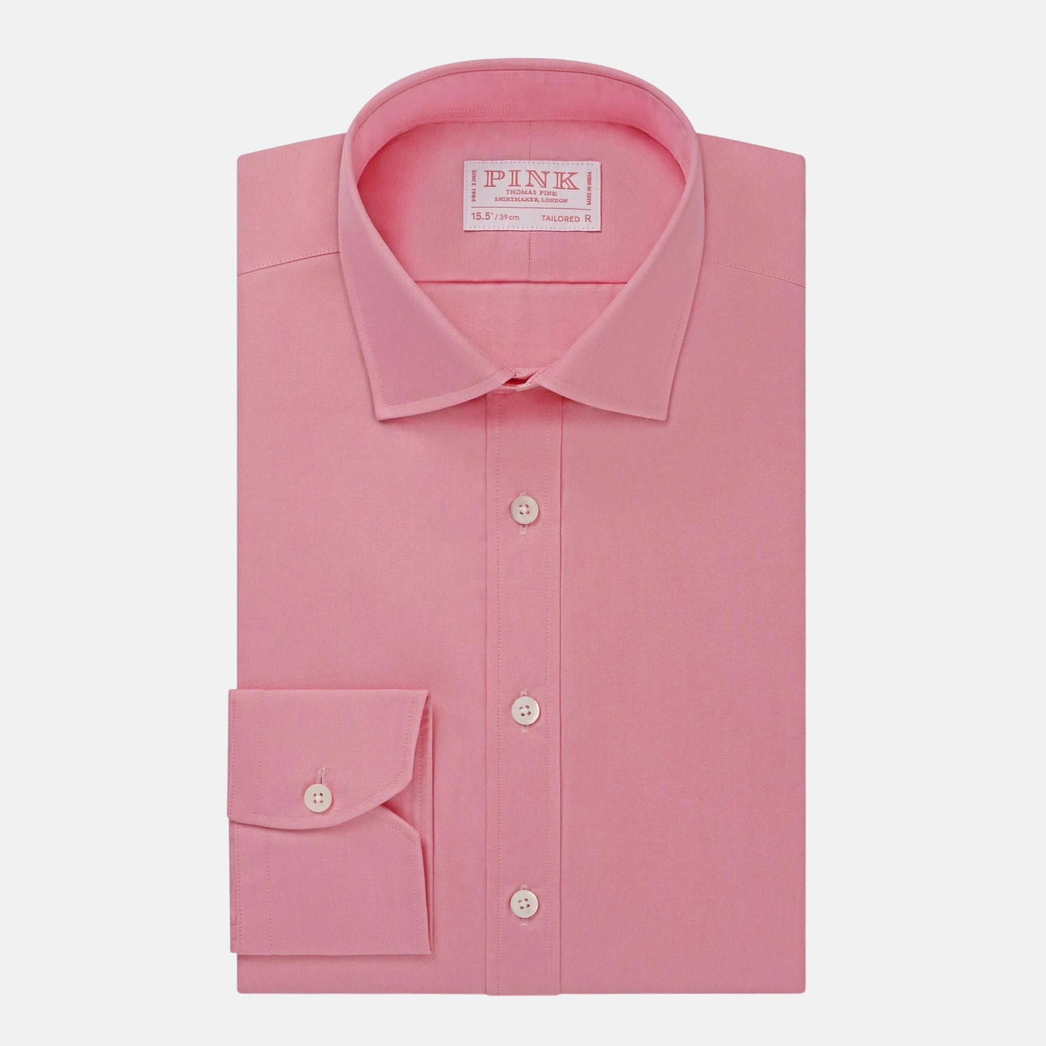 Thomas Pink Tailored Fit Formal Ramses Poplin Shirt | Malford of London