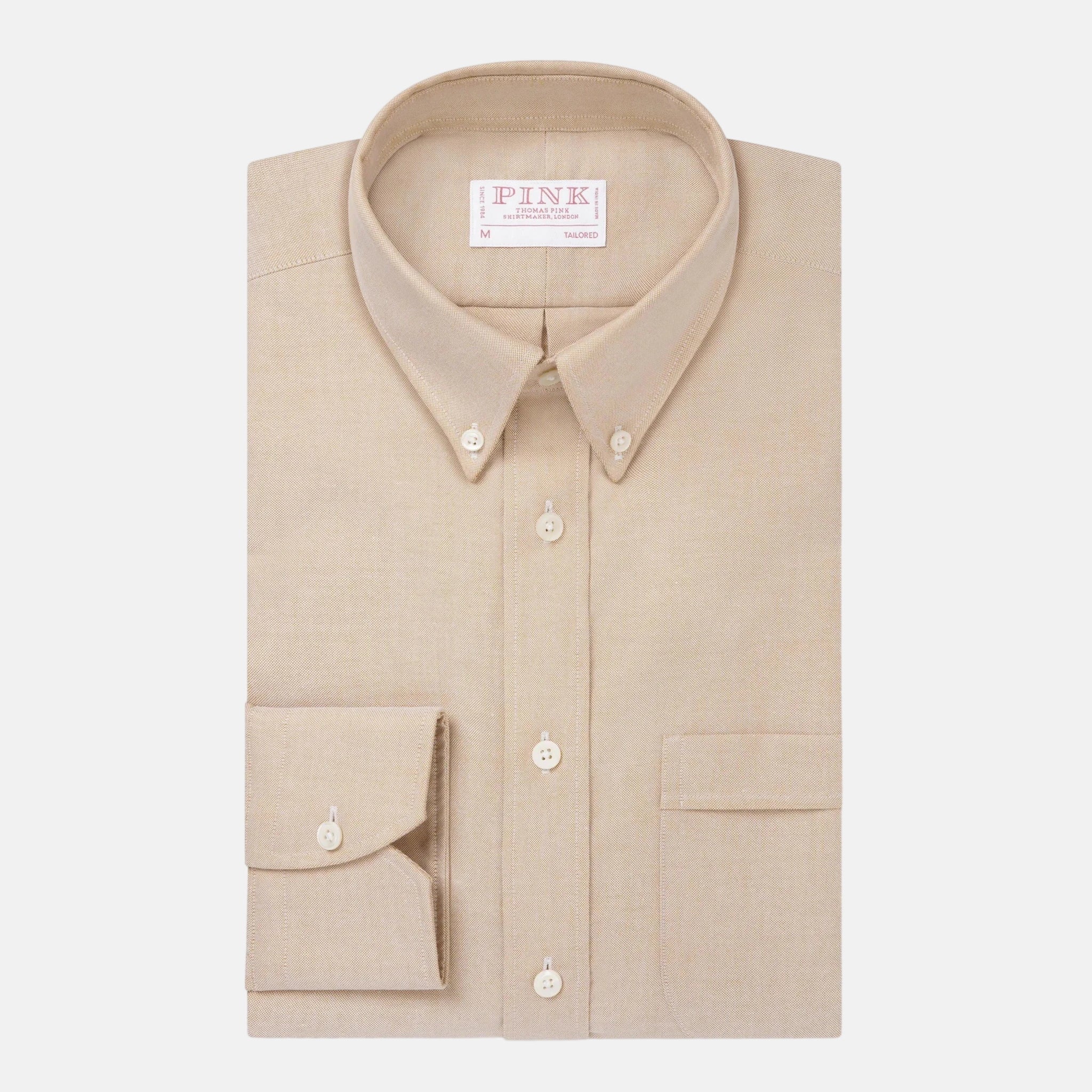 Thomas Pink Tailored Fit Smart Casual Contrast Oxford Shirt – Savile Row Menswear Outlet | Malford of London