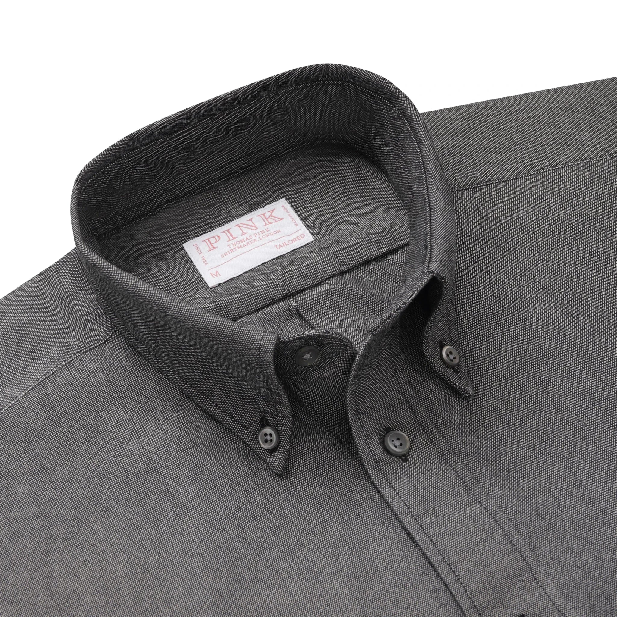 Thomas Pink Tailored Fit Smart Casual Oxford Indigo Shirt – Savile Row Menswear Outlet | Malford of London