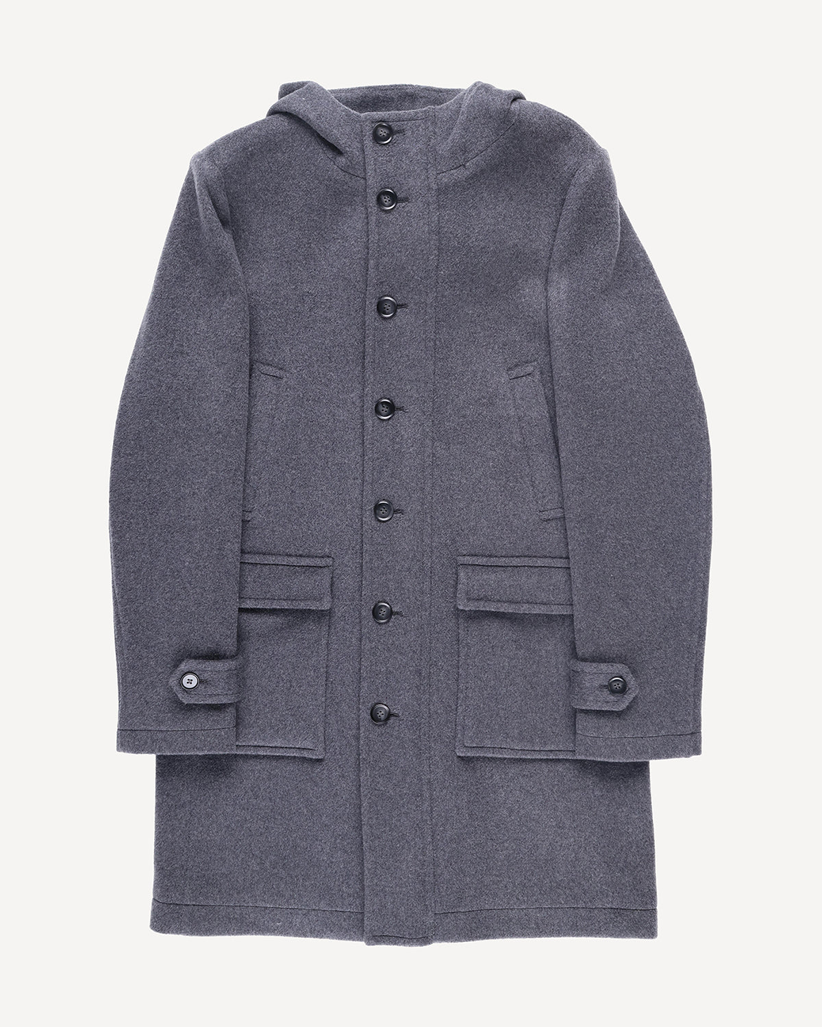 Bernard Weatherill Wool Cashmere Parker Grey
