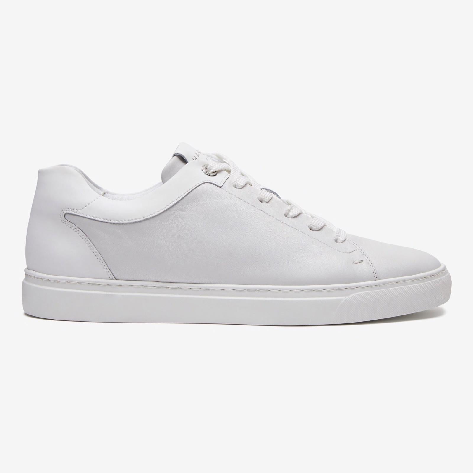 Harrys Of London Tom Nappa Leather/Tech Trainer White