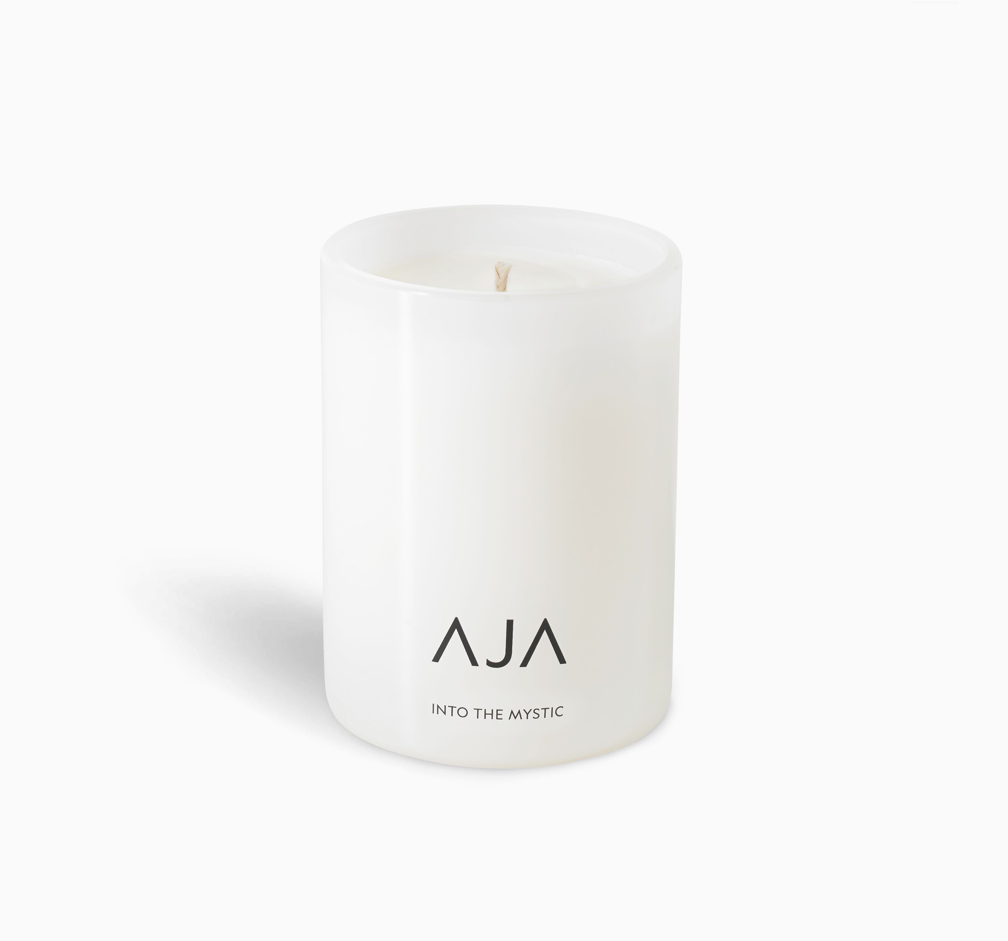 AJA BOTANICALS Into The Mystic Single Wick Candle - White-MALFORD OF LONDON SAVILE ROW MENSWEAR OUTLET