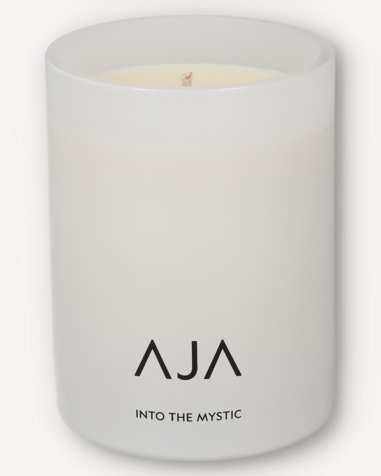 AJA BOTANICALS Into The Mystic Single Wick Candle - White-MALFORD OF LONDON SAVILE ROW MENSWEAR OUTLET