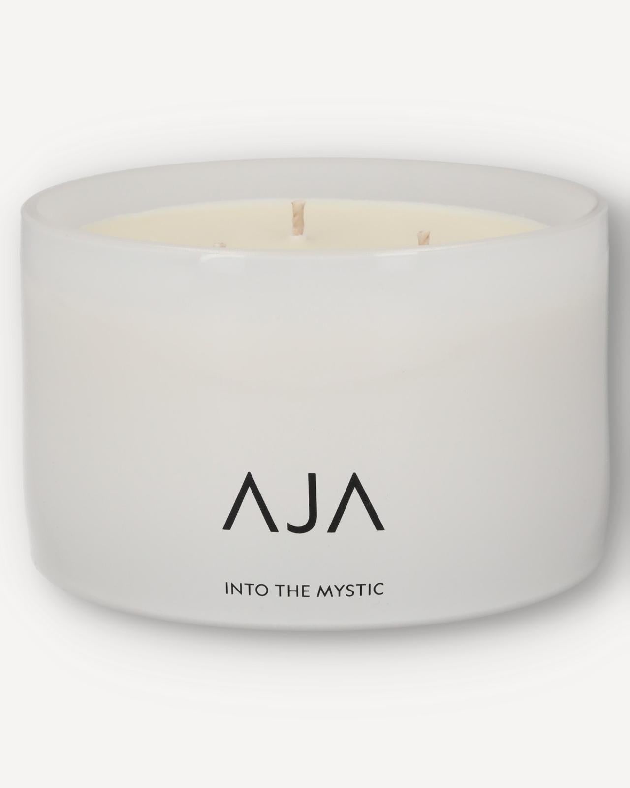 AJA BOTANICALS Into The Mystic Three Wick Candle - White-MALFORD OF LONDON SAVILE ROW MENSWEAR OUTLET