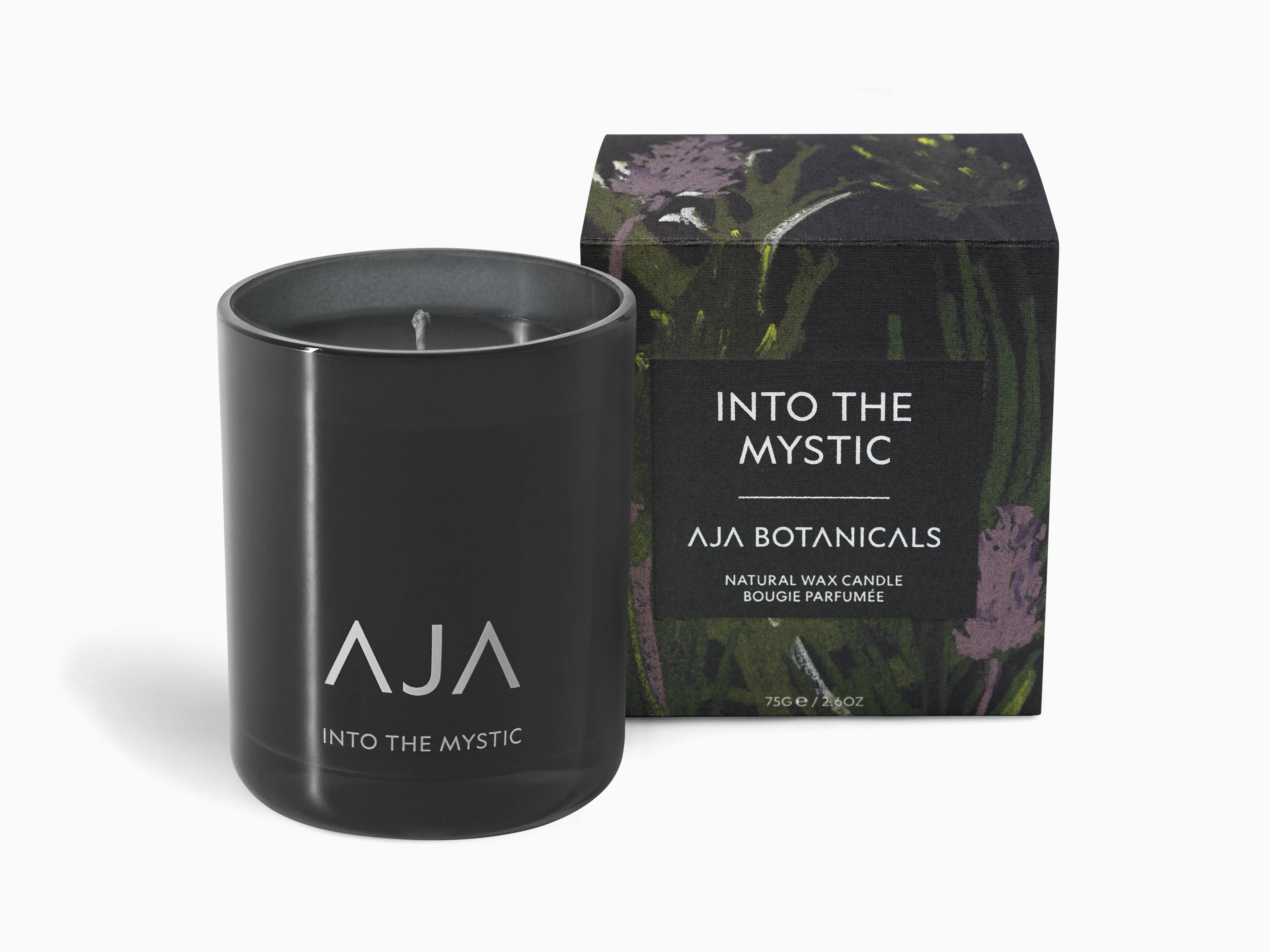 AJA BOTANICALS Into The Mystic Votive Candle - Black-MALFORD OF LONDON SAVILE ROW MENSWEAR OUTLET