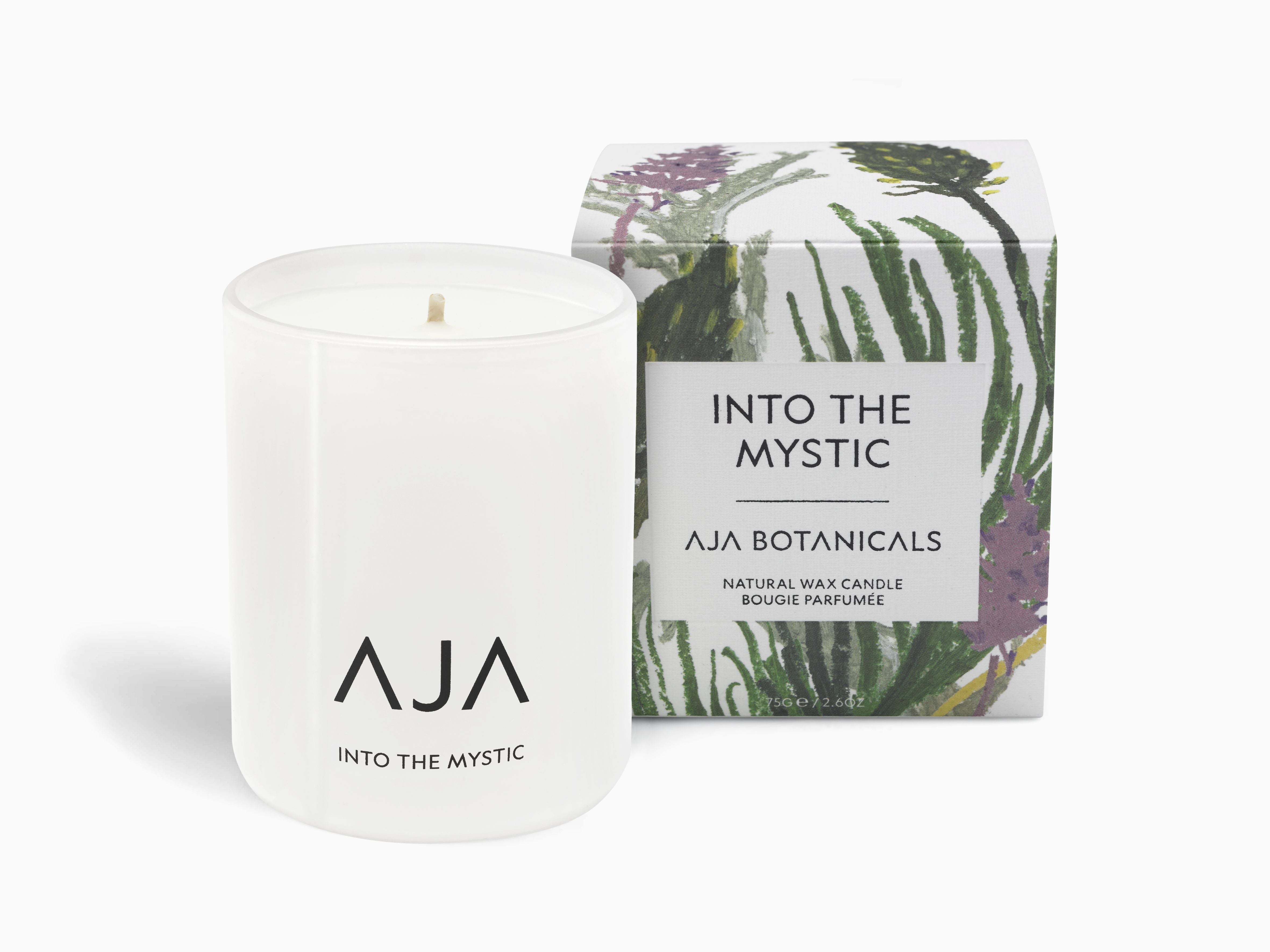 AJA BOTANICALS Into The Mystic Votive Candle - White-MALFORD OF LONDON SAVILE ROW MENSWEAR OUTLET