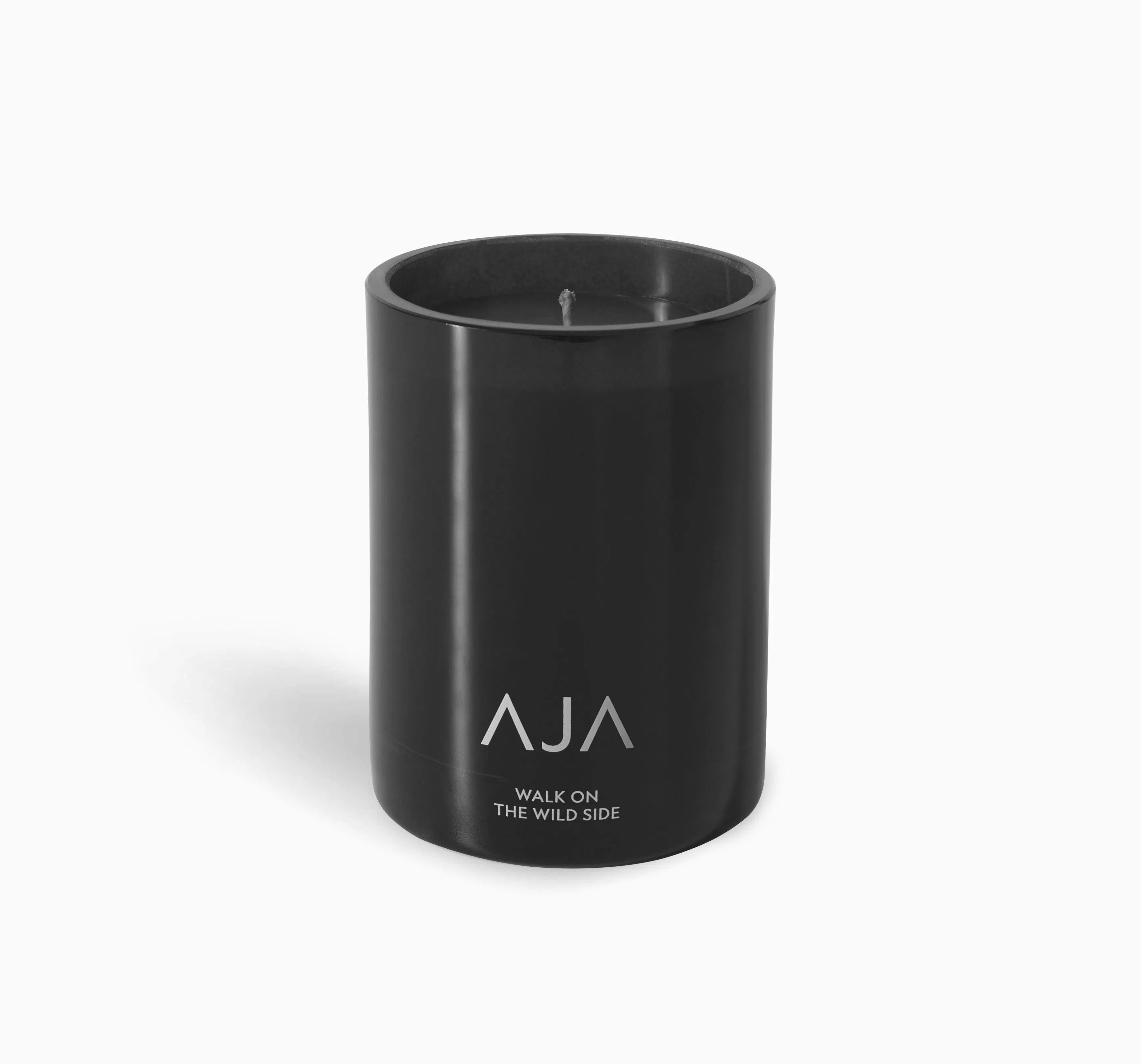 AJA BOTANICALS Walk On The Wild Side Single Wick Candle - Black-MALFORD OF LONDON SAVILE ROW MENSWEAR OUTLET