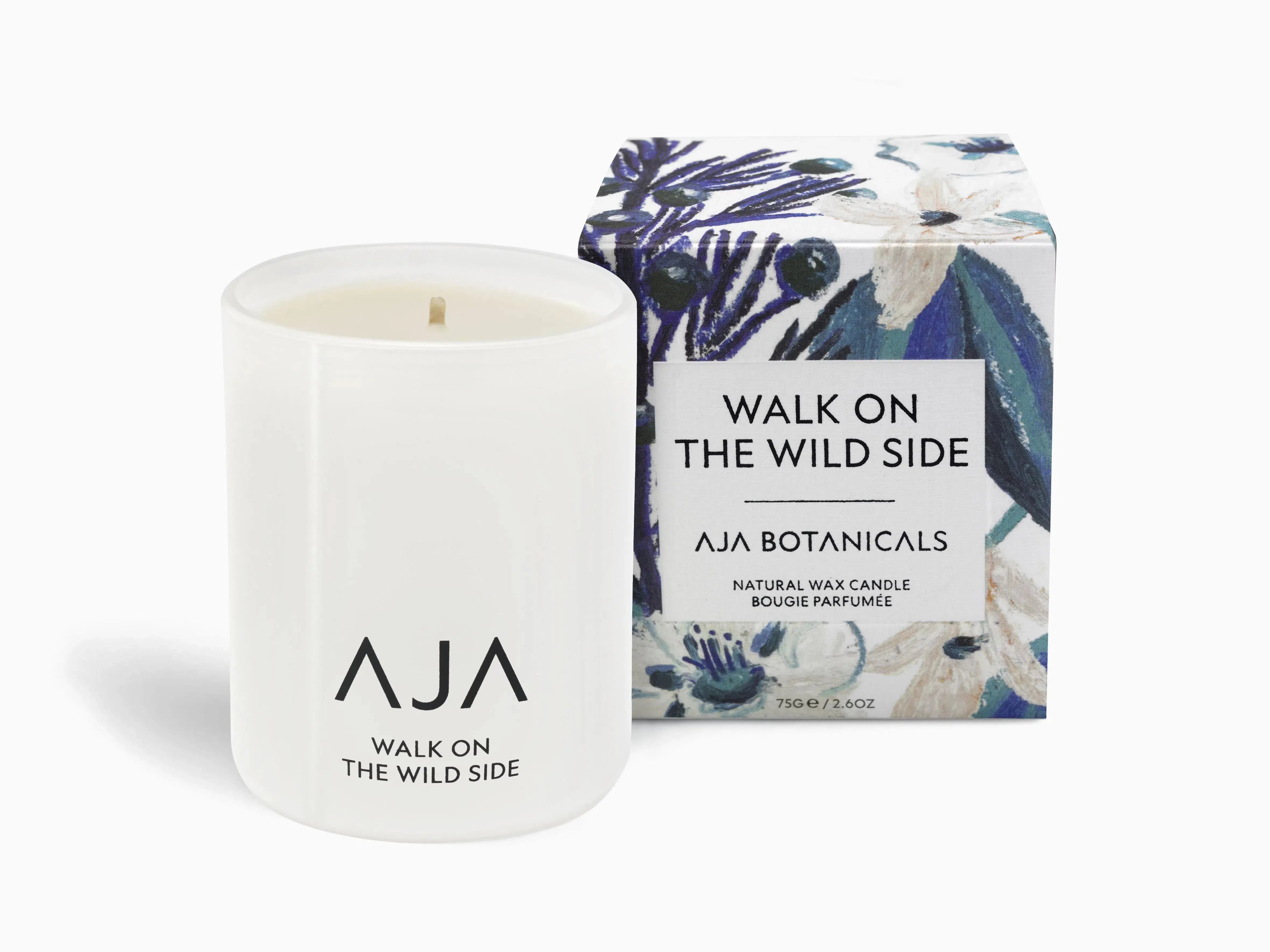 AJA BOTANICALS Walk On The Wild Side Votive Candle - White-MALFORD OF LONDON SAVILE ROW MENSWEAR OUTLET