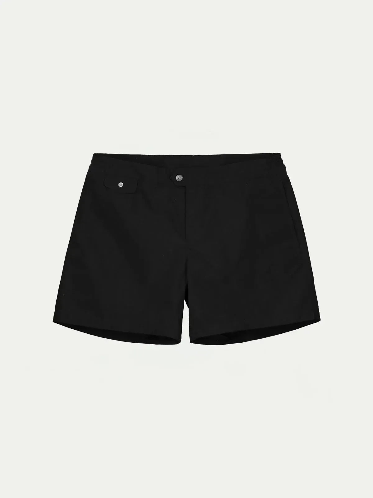 AURELIEN SWIM SHORT CLASSIC BLACK-MALFORD OF LONDON SAVILE ROW MENSWEAR OUTLET