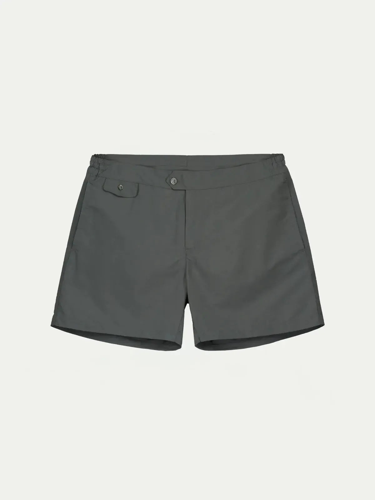 AURELIEN SWIM SHORT CLASSIC DARK GREY-MALFORD OF LONDON SAVILE ROW MENSWEAR OUTLET