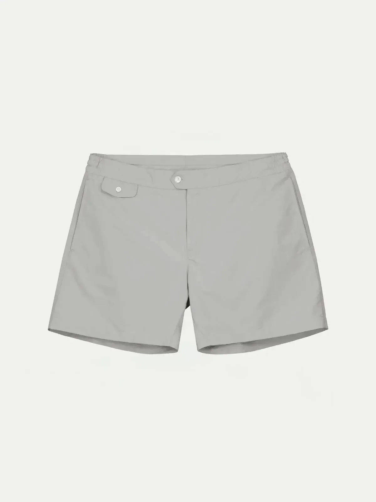 AURELIEN SWIM SHORT CLASSIC LIGHT GREY-MALFORD OF LONDON SAVILE ROW MENSWEAR OUTLET