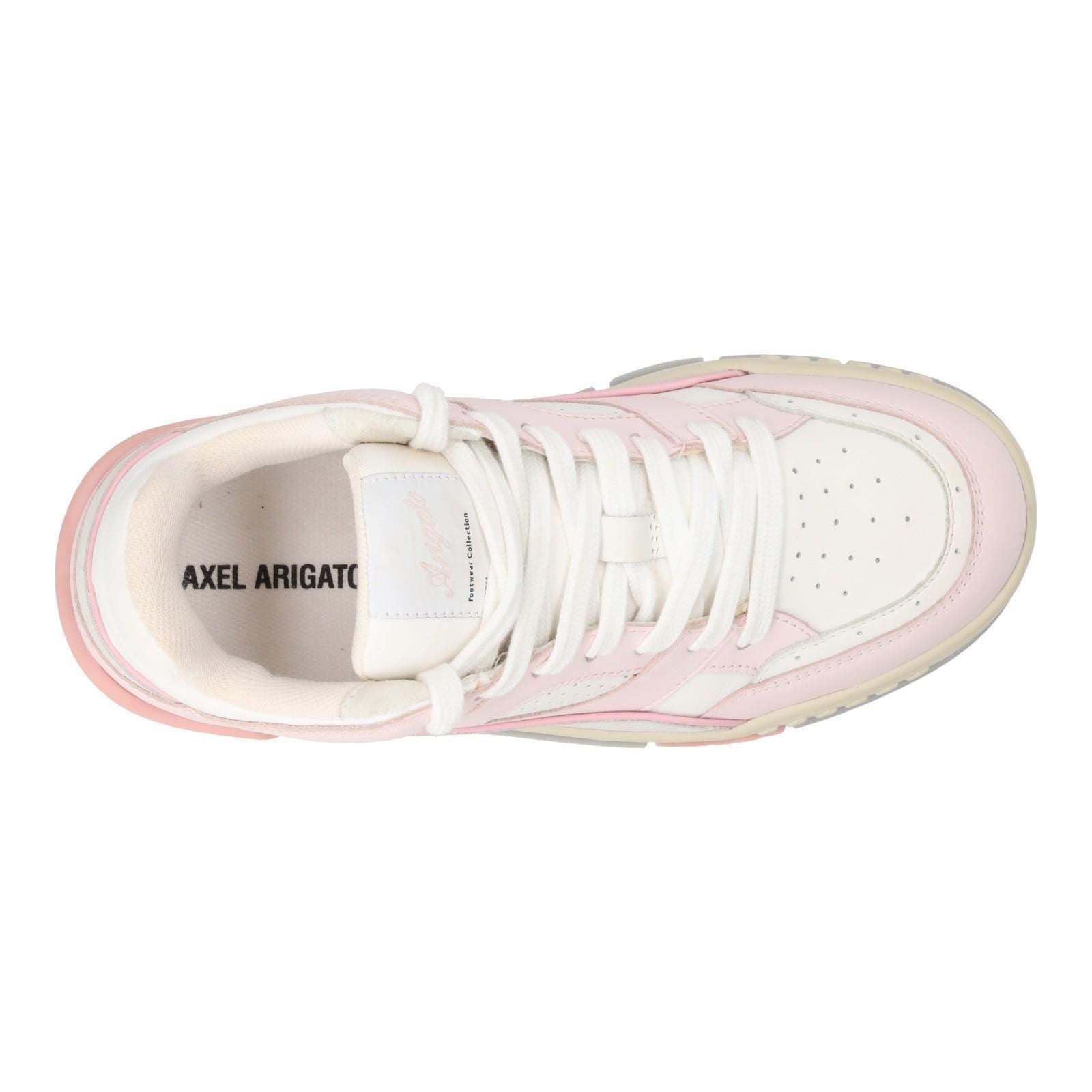 AXEL ARIGATO Area Lo Trainers Low Top Lace Up Pink Comb-MALFORD OF LONDON SAVILE ROW MENSWEAR OUTLET