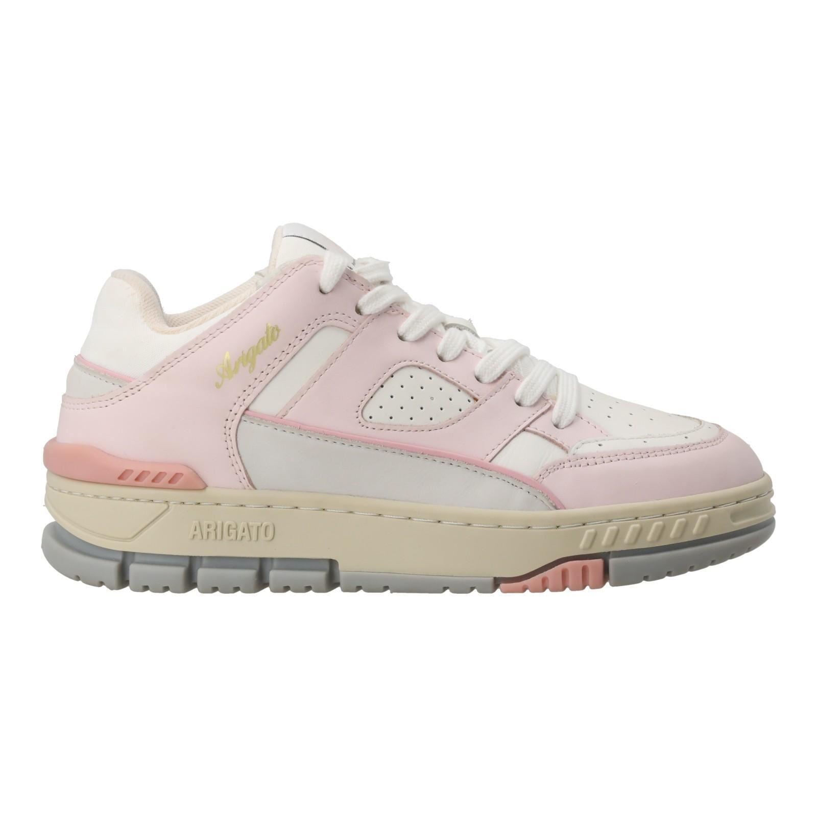 AXEL ARIGATO Area Lo Trainers Low Top Lace Up Pink Comb-MALFORD OF LONDON SAVILE ROW MENSWEAR OUTLET