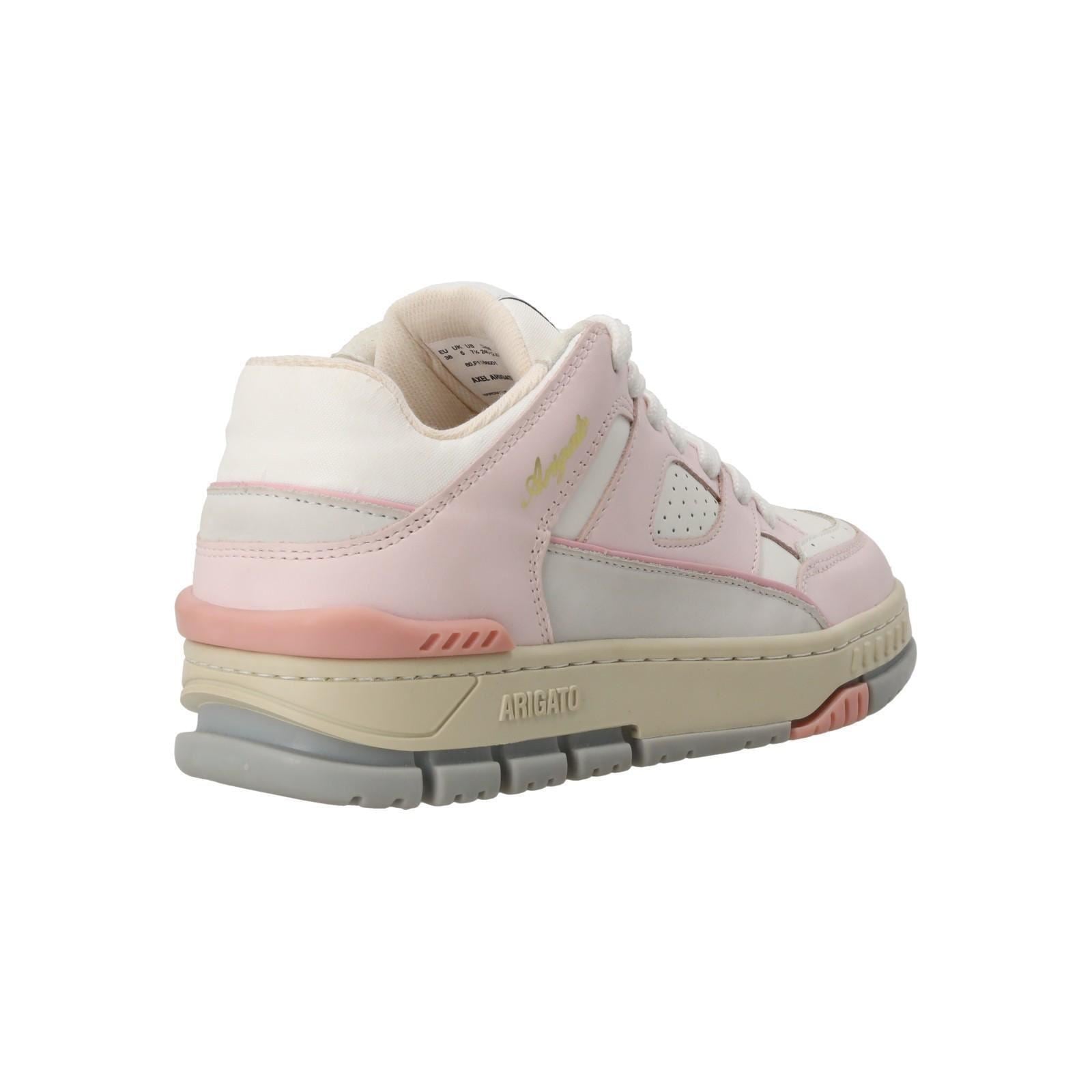 AXEL ARIGATO Area Lo Trainers Low Top Lace Up Pink Comb-MALFORD OF LONDON SAVILE ROW MENSWEAR OUTLET